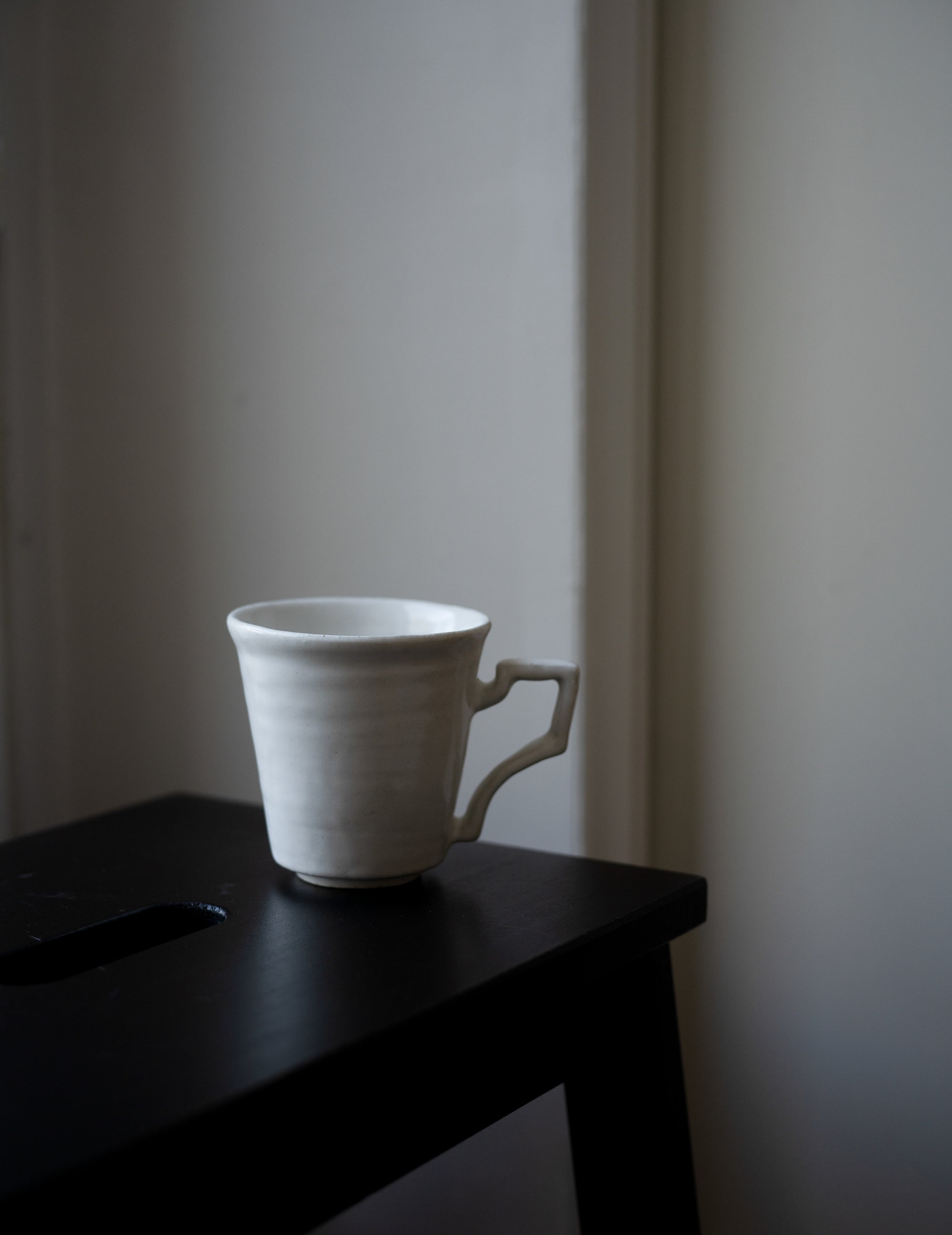 White Glazed Mug Cup