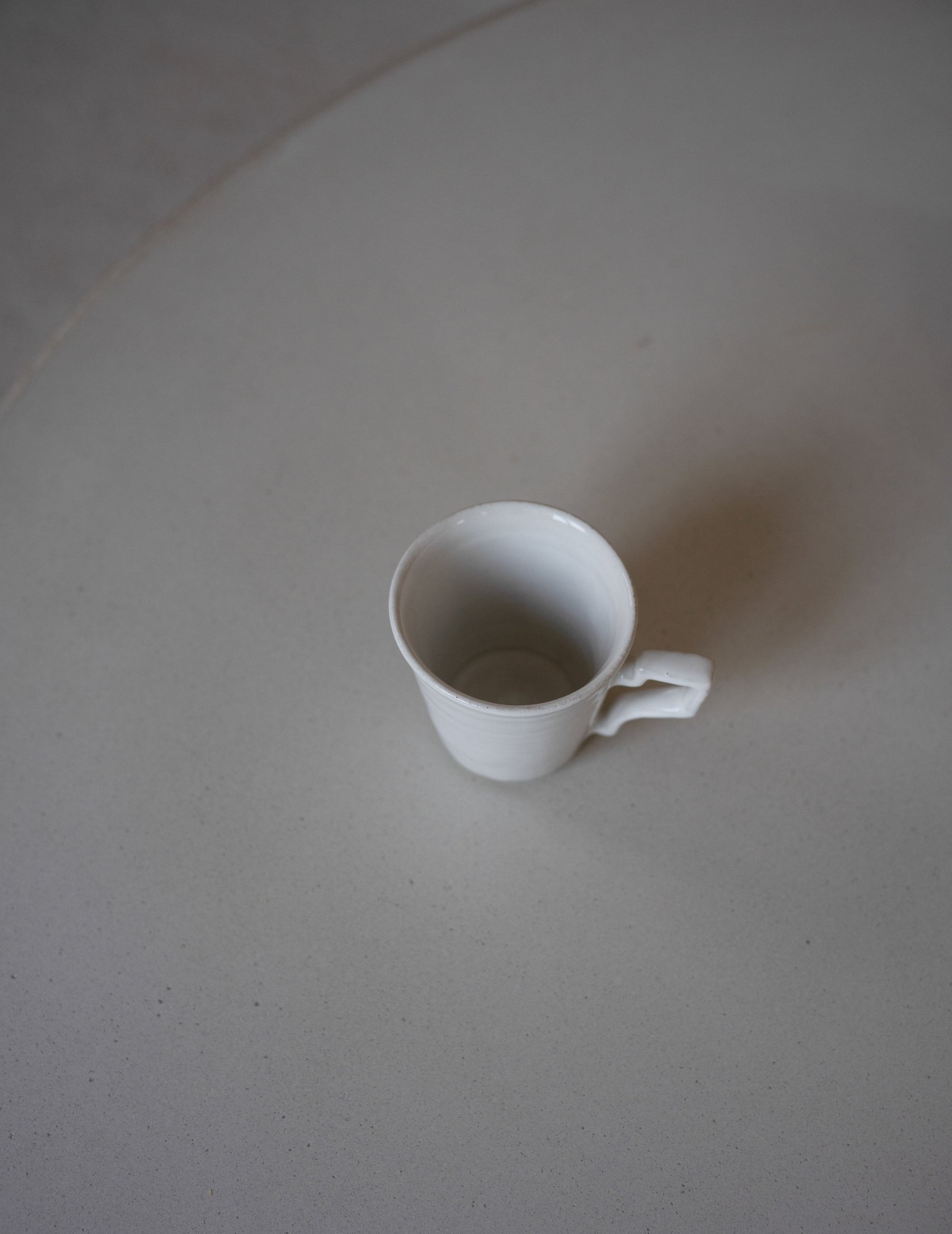 White Glazed Mug Cup