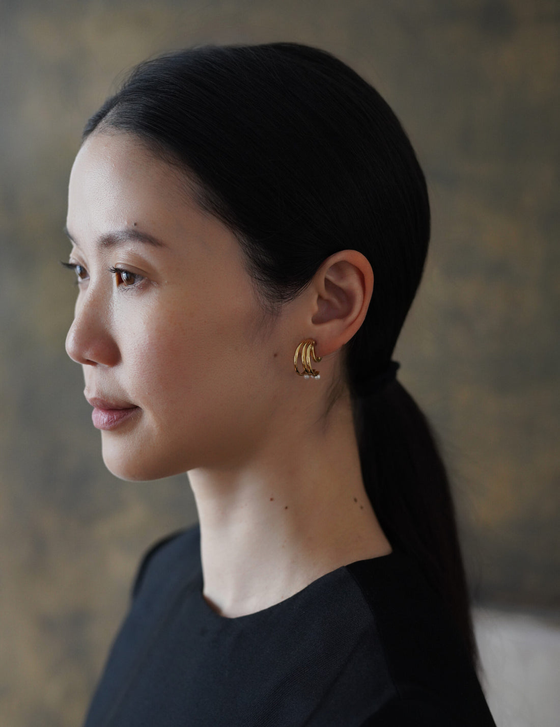 mature.02 Clip-On Earrings・Gold