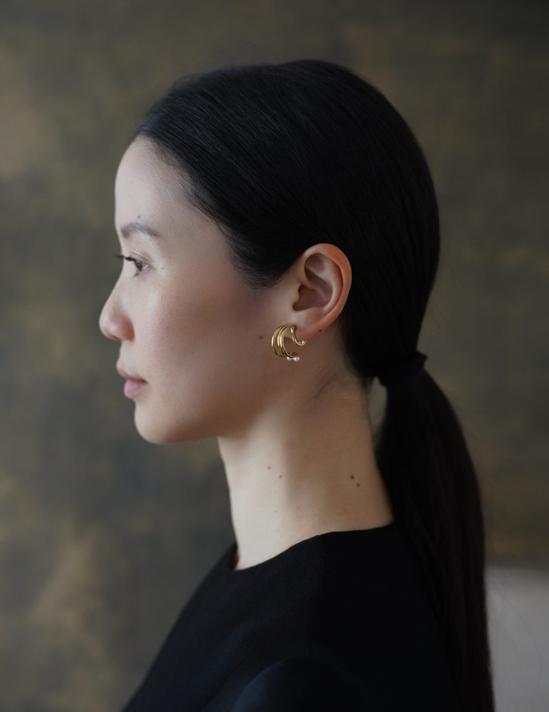 mature.02 Clip-On Earrings・Gold