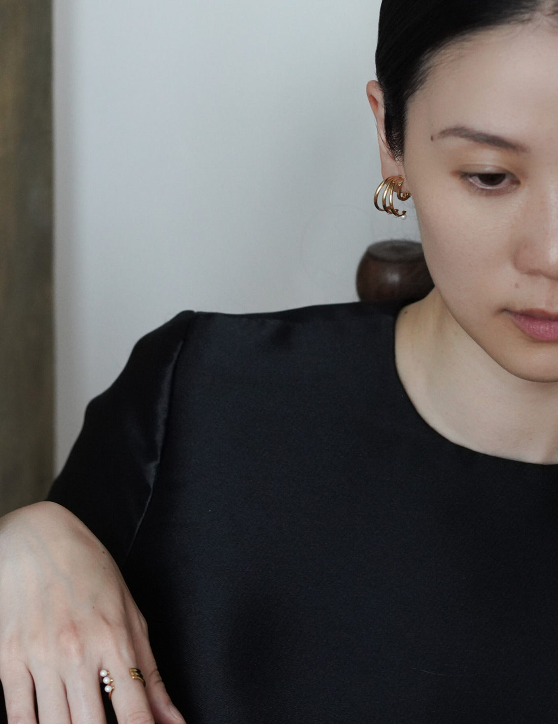 mature.02 Clip-On Earrings・Gold