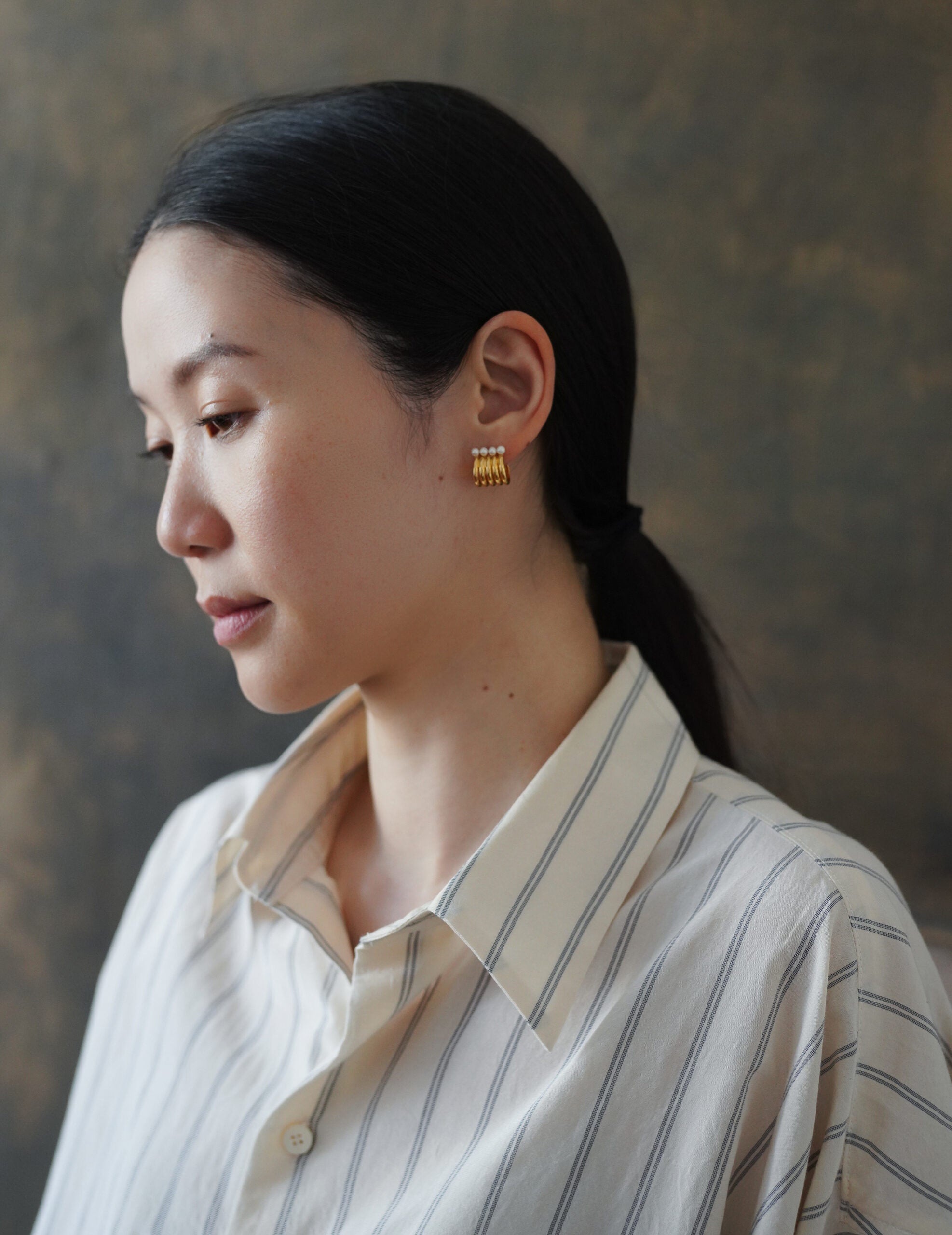 mature.01 耳釘・金色