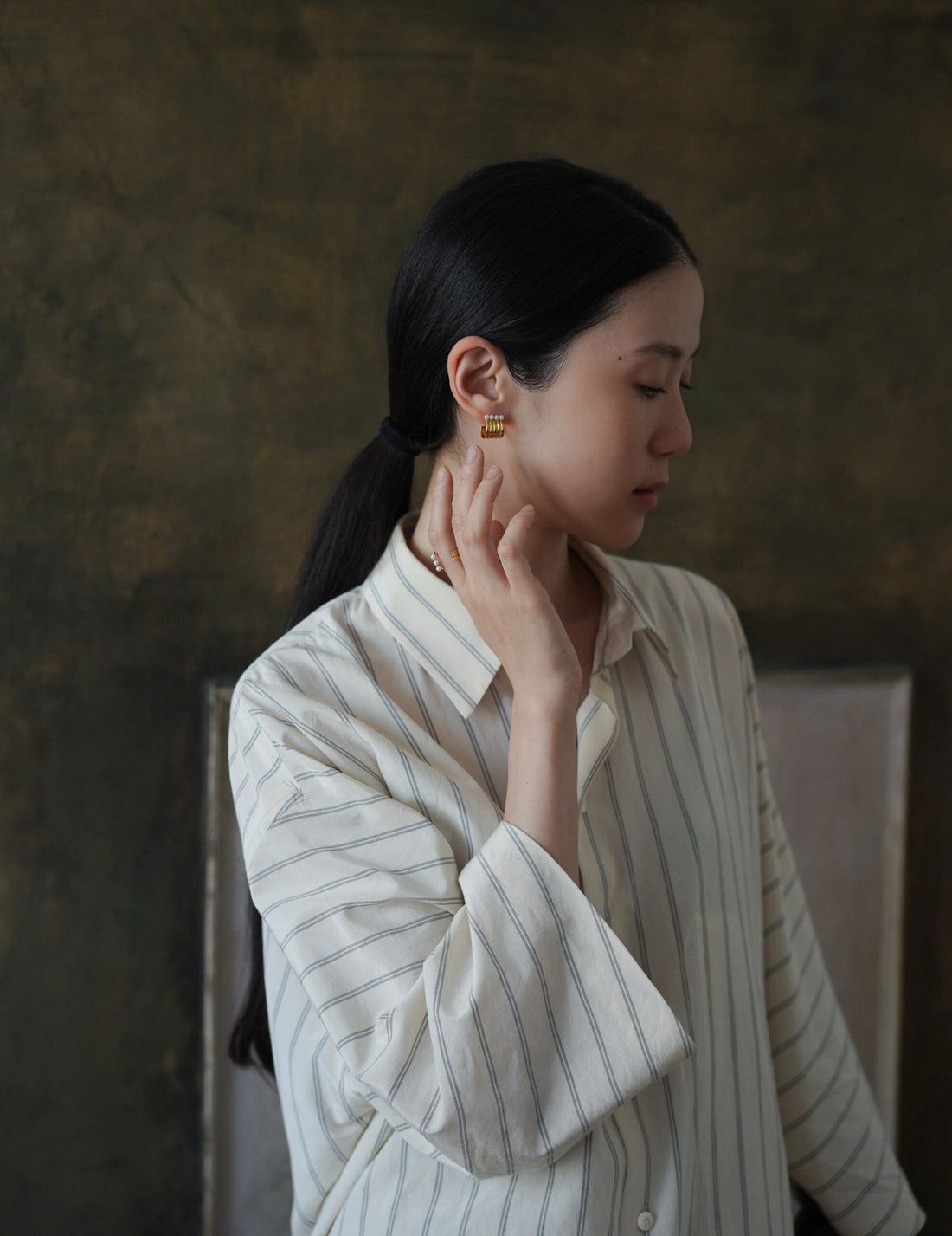 mature.01 耳釘・金色