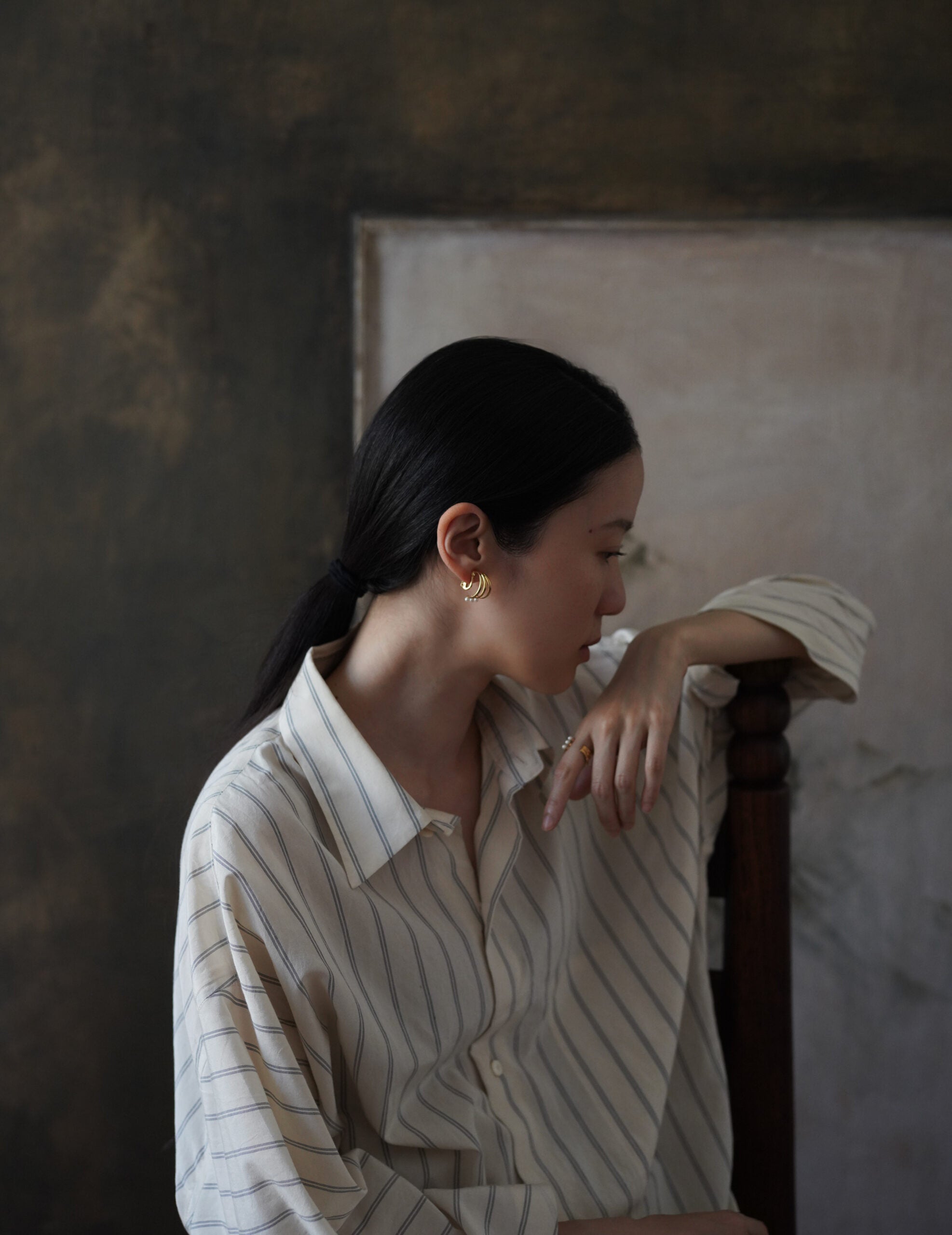 mature.03 耳骨夾／尾戒・金色