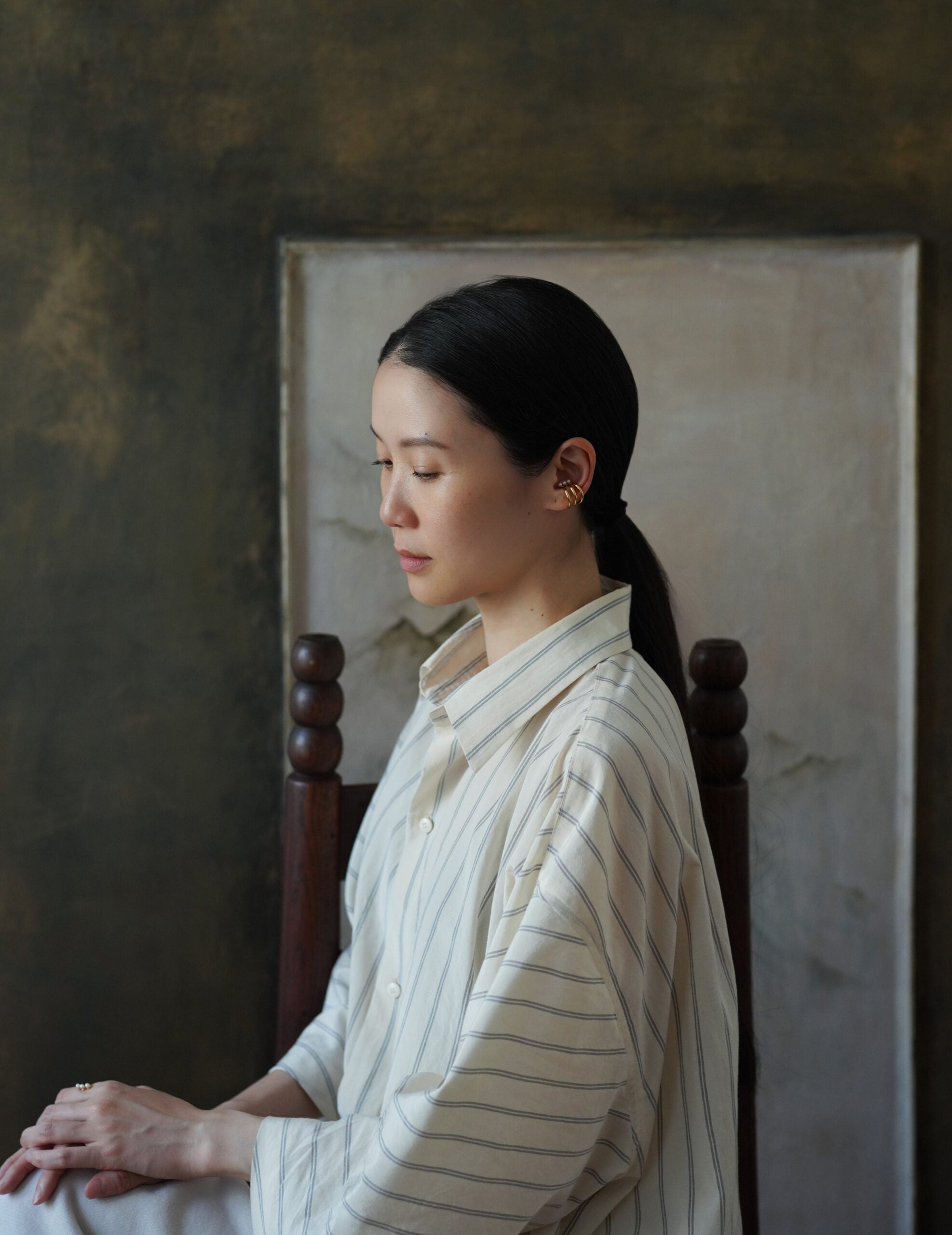 mature.03 耳骨夾／尾戒・金色