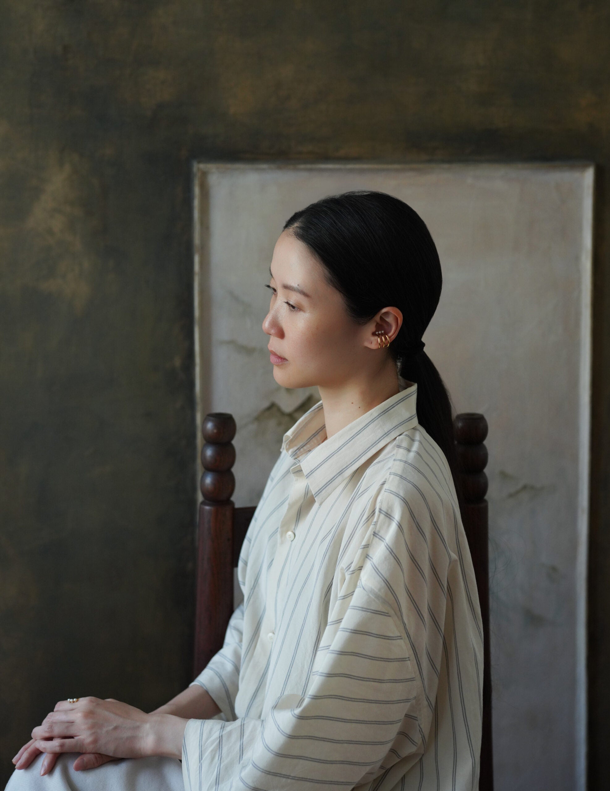 mature.03 耳骨夾／尾戒・金色