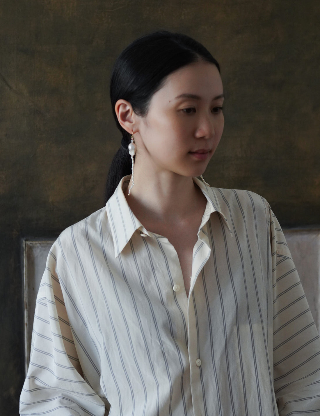 thaw.01 Earrings・White