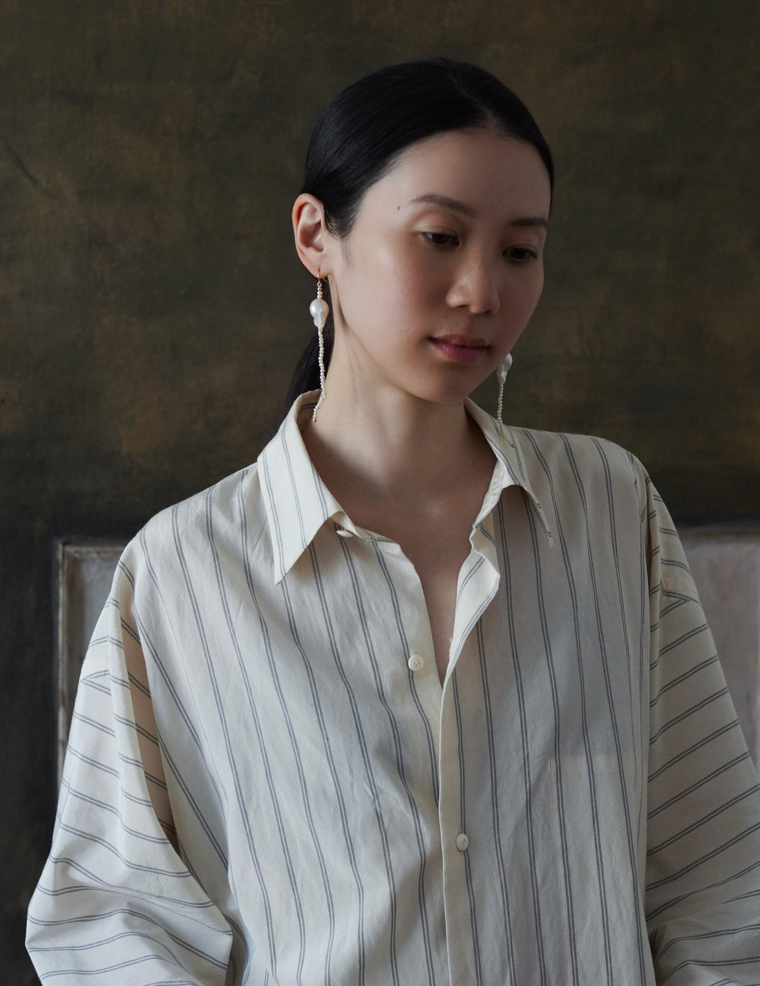 thaw.01 Earrings・White