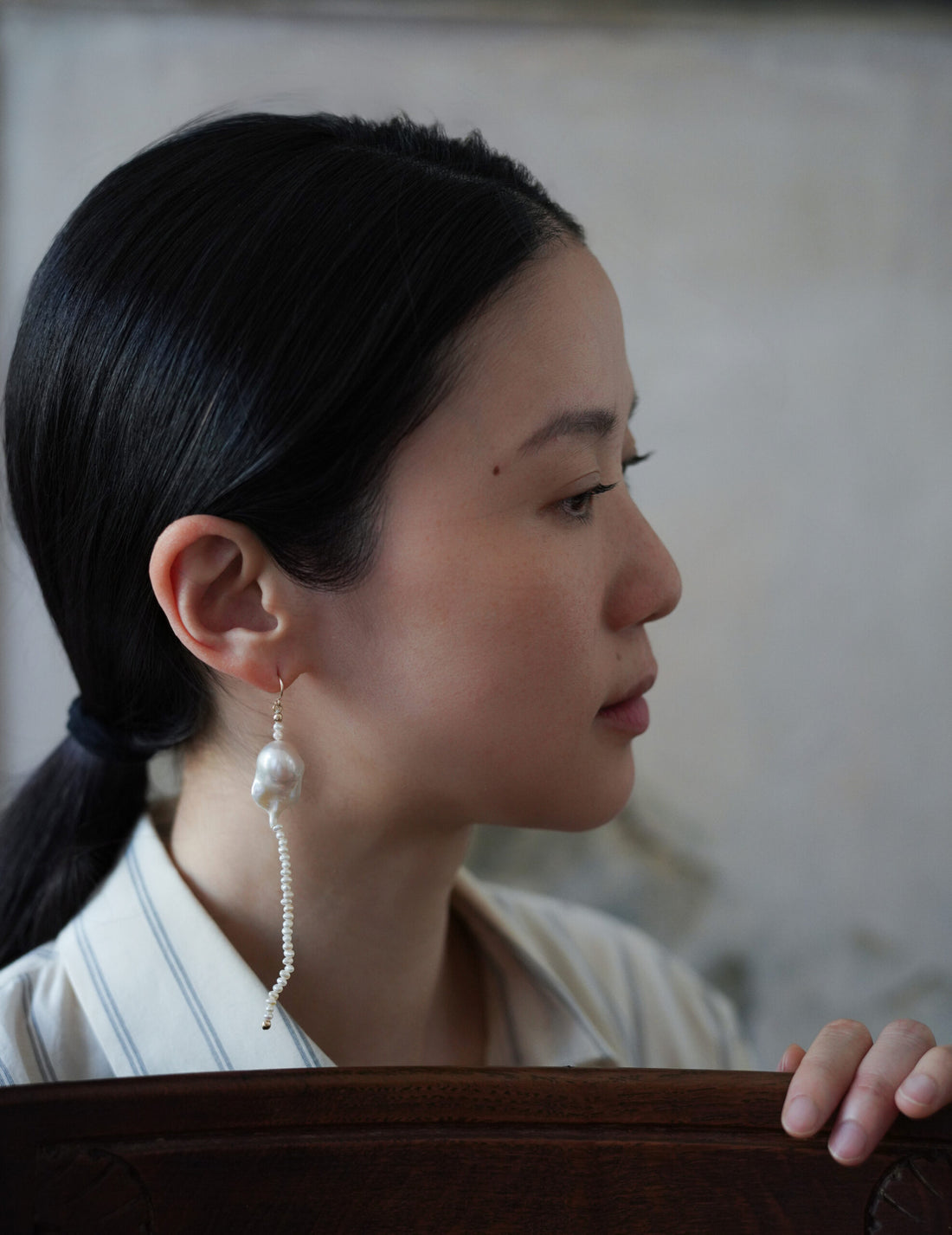 thaw.01 Earrings・White