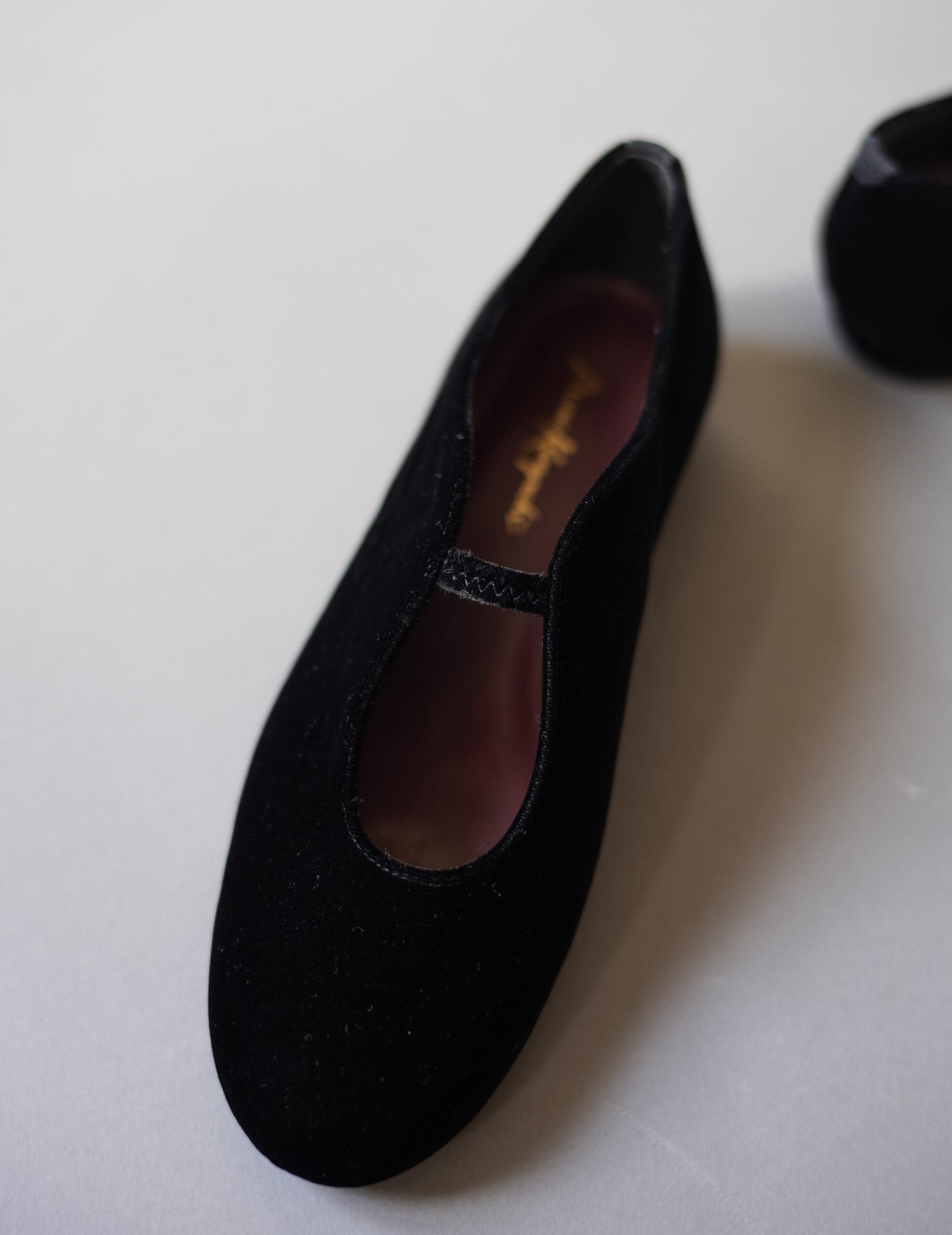 Velvet Ballet Shoes・Black