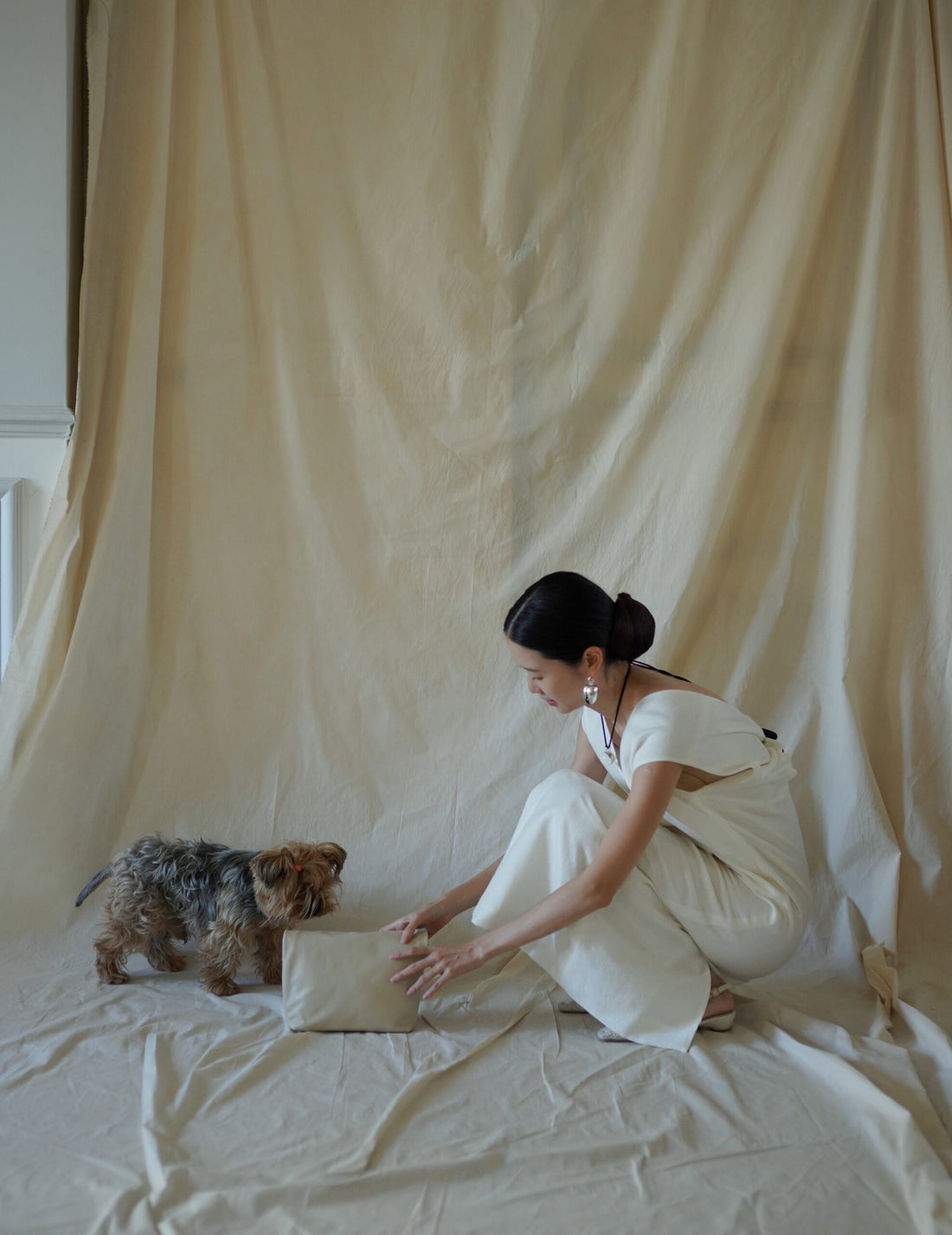 Delhi S 小號手拿包・米白色