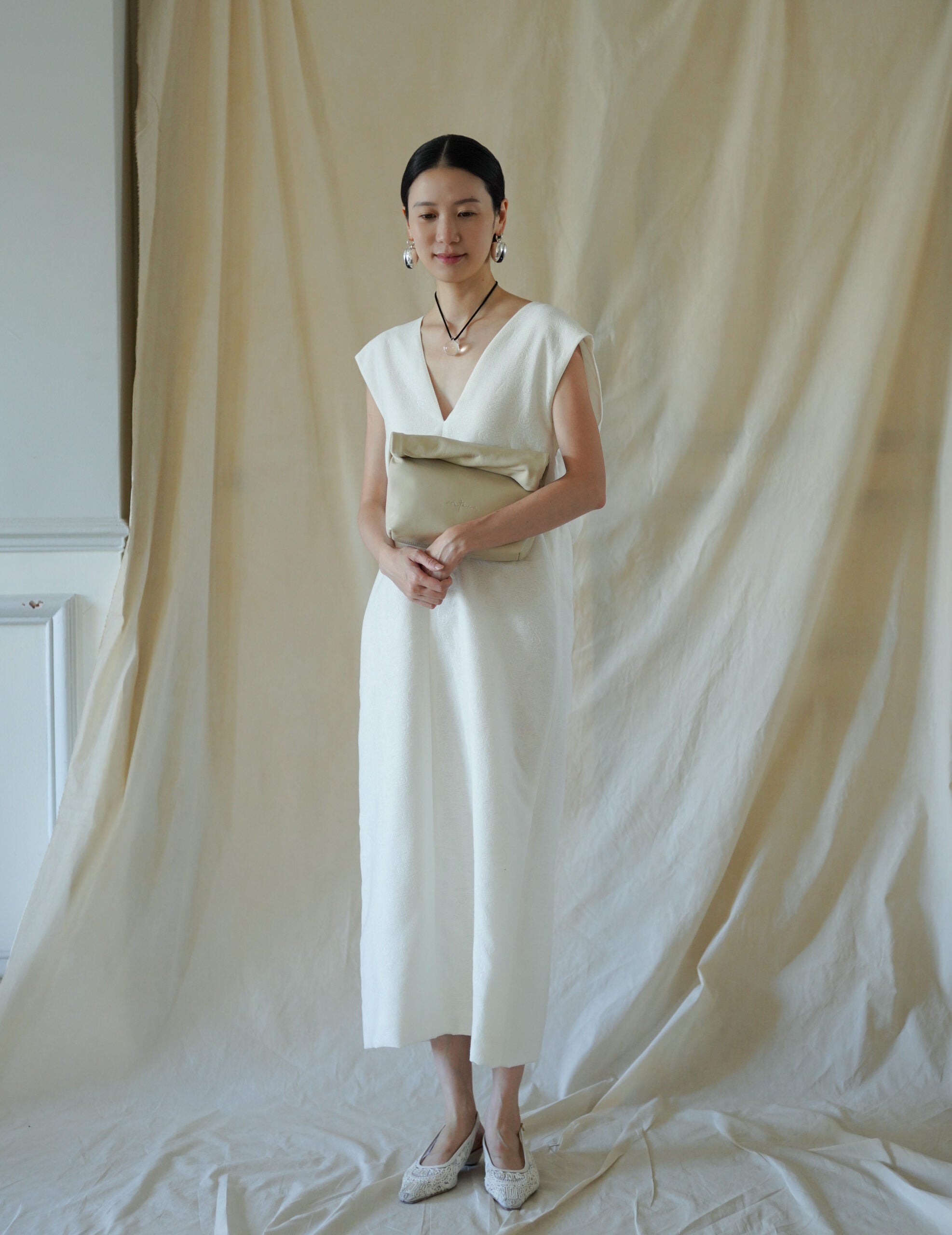 Delhi S 小號手拿包・米白色