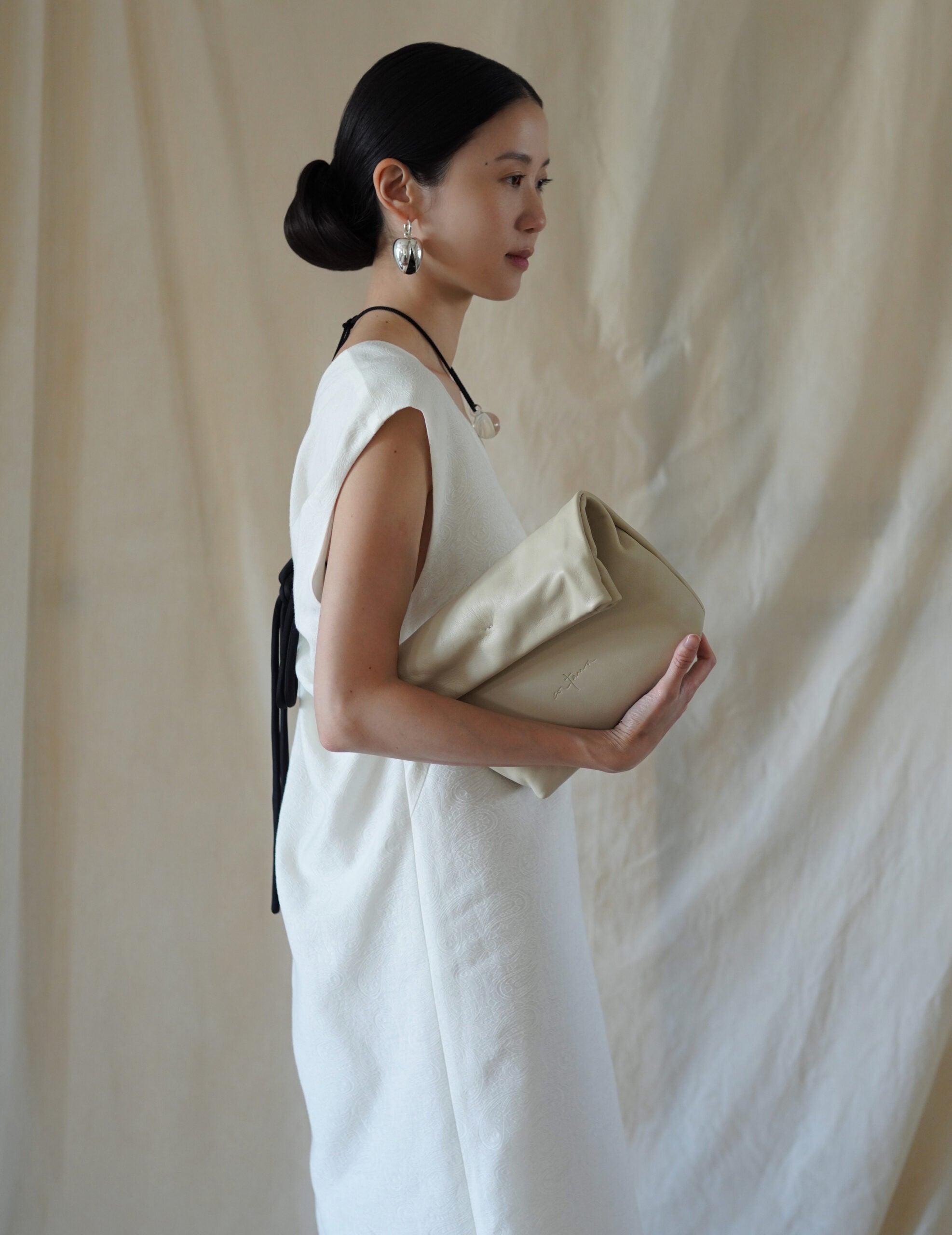 Delhi S 小號手拿包・米白色