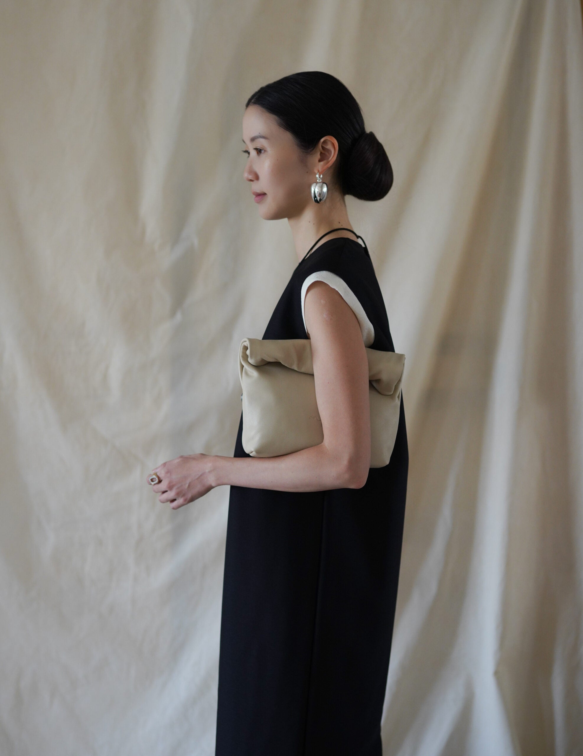 Delhi S 小號手拿包・米白色