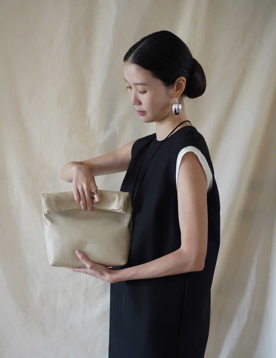 Delhi S 小號手拿包・米白色