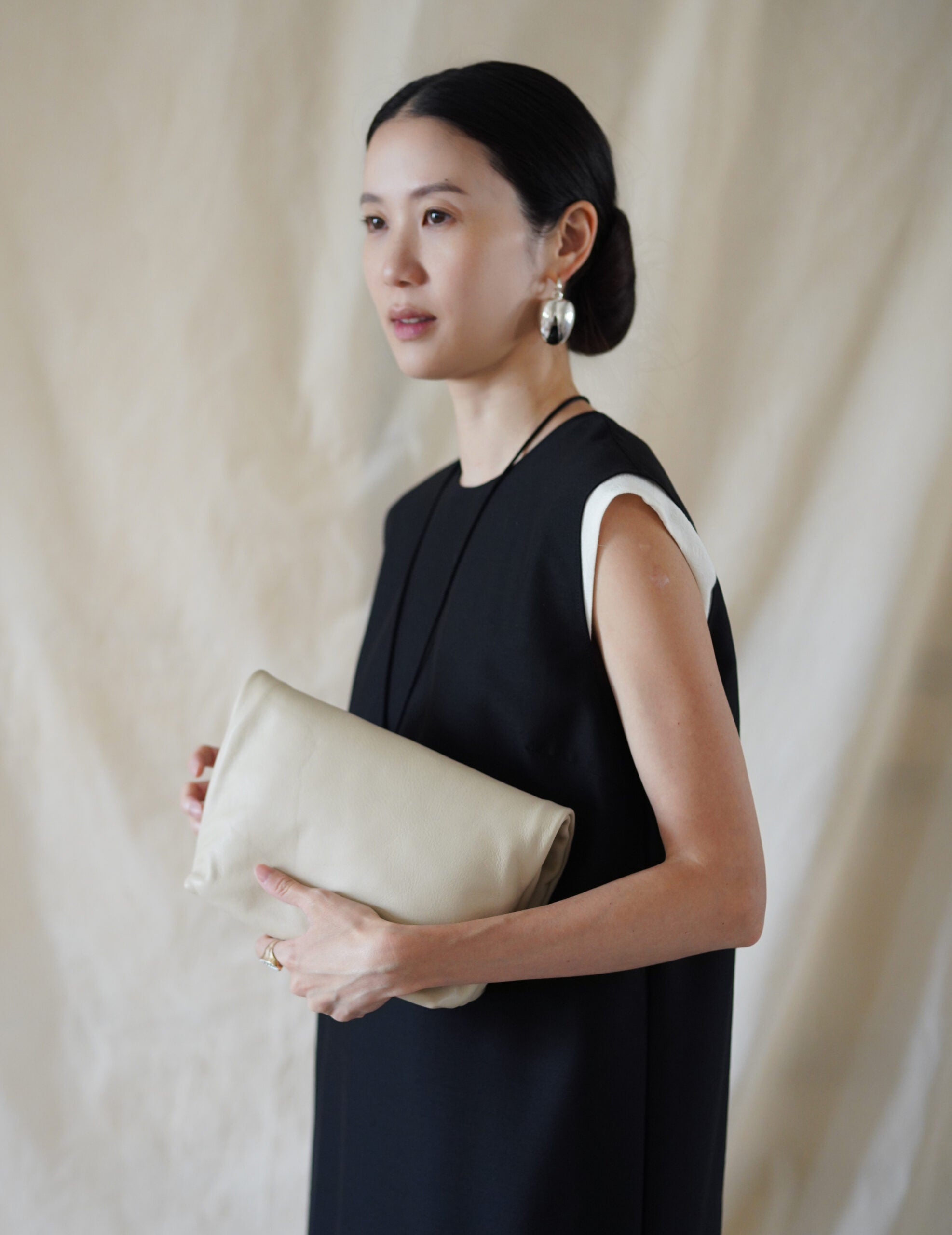 Delhi S 小號手拿包・米白色