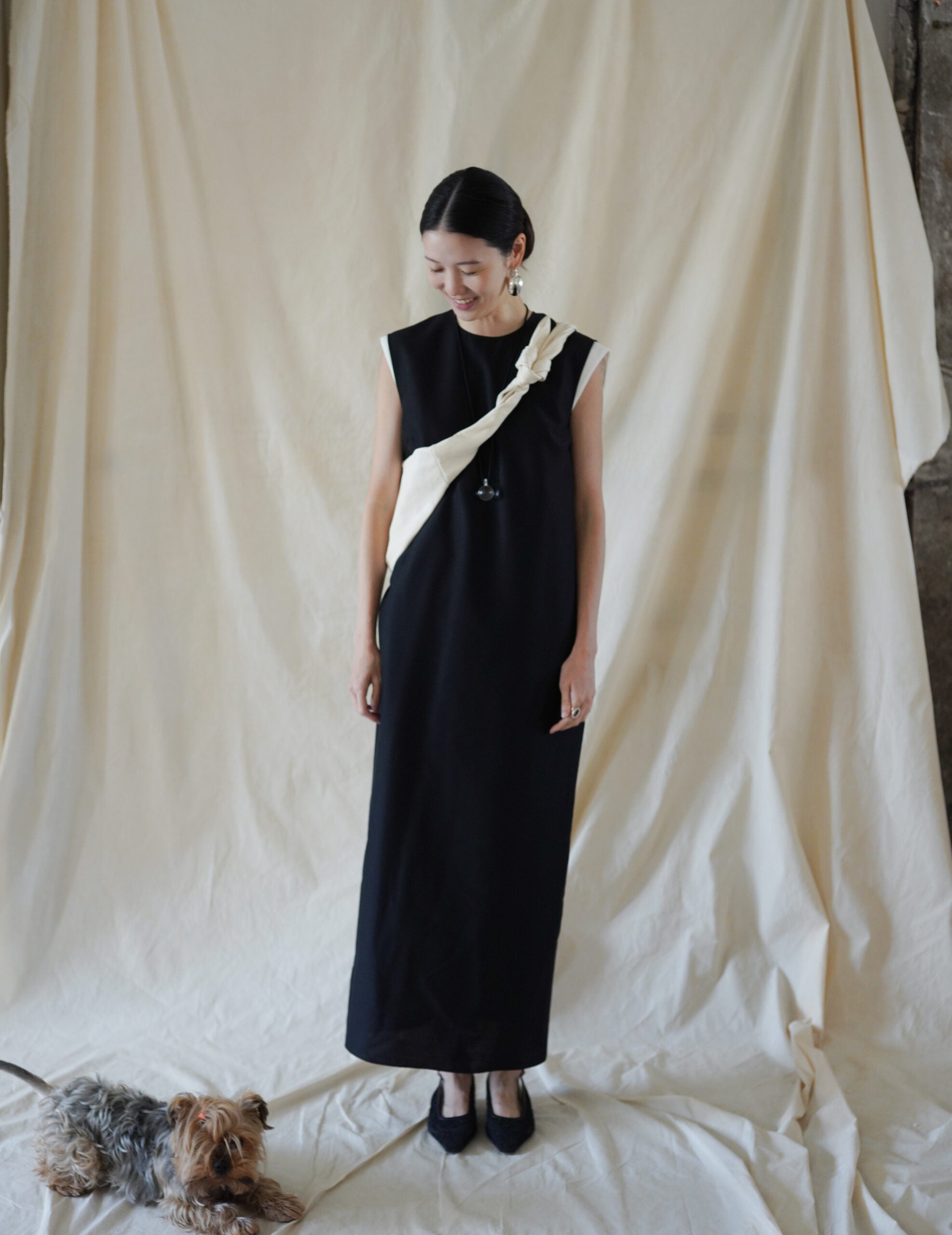  Jin S 皮革腰包・白色