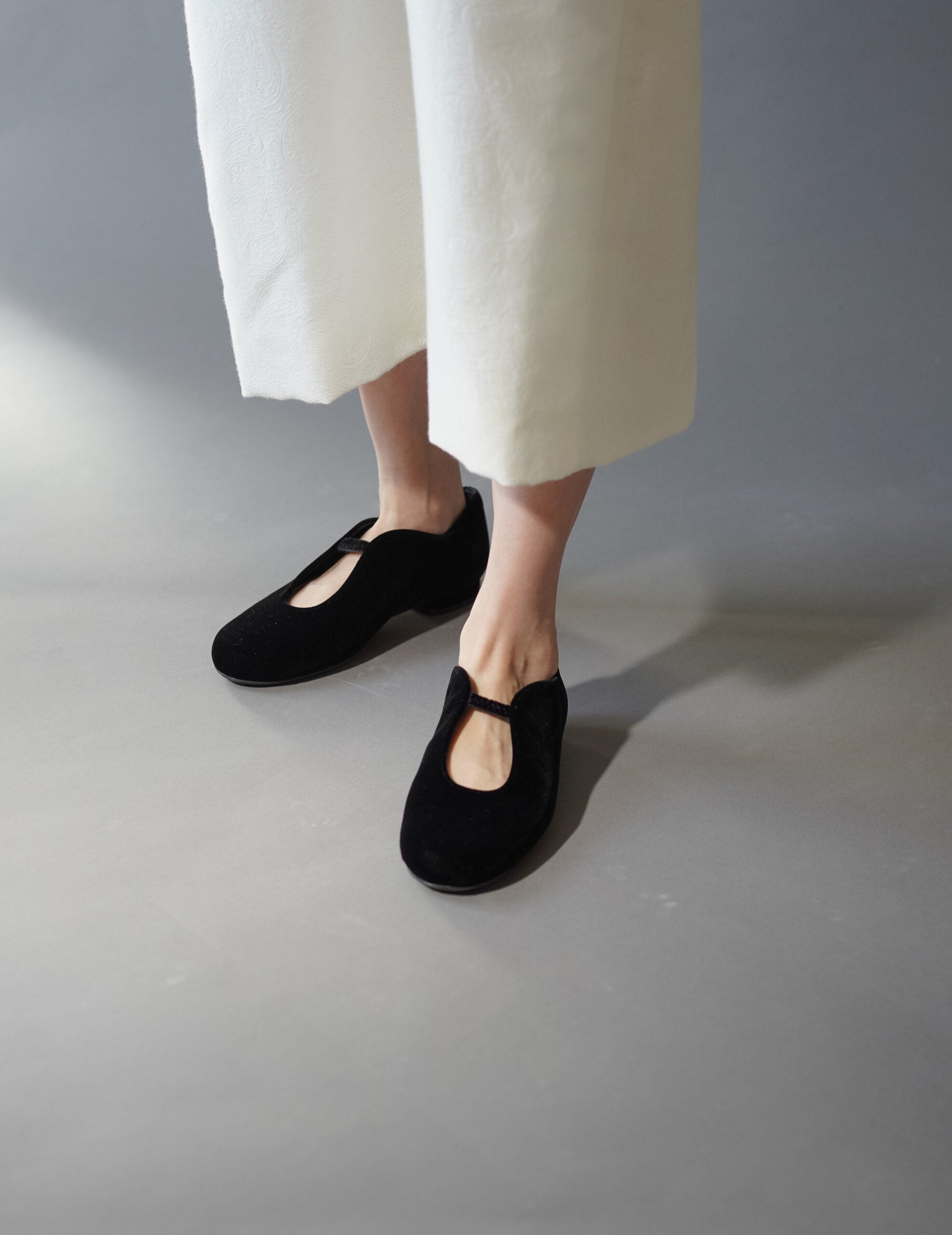 Velvet Ballet Shoes・Black