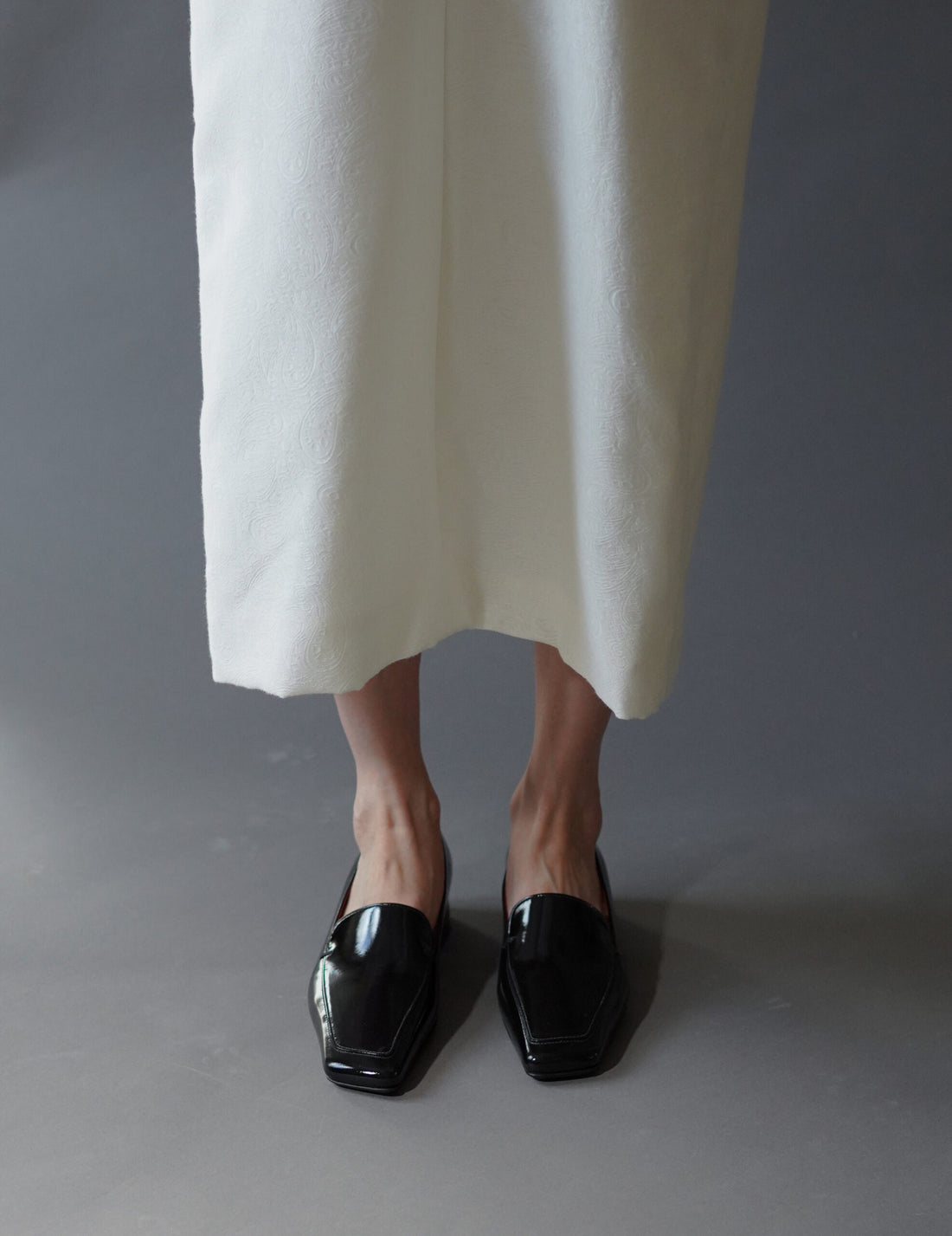 牛皮樂福鞋・黑色