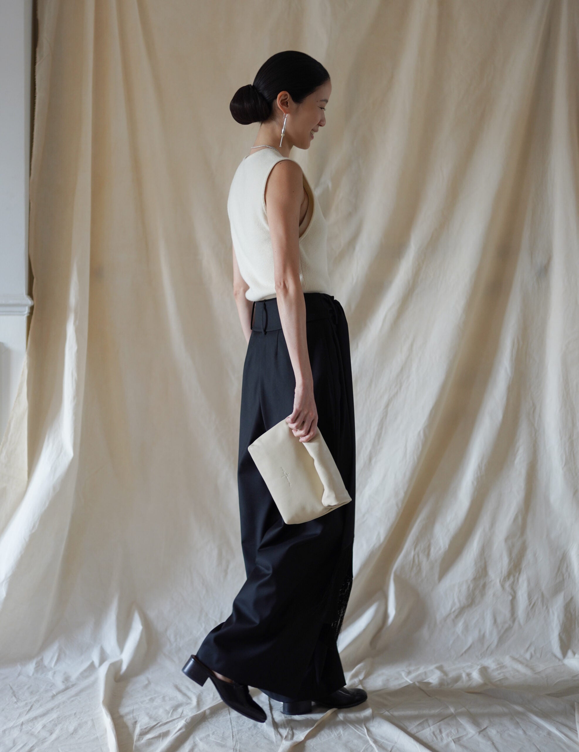 Delhi S 小號手拿包・米白色