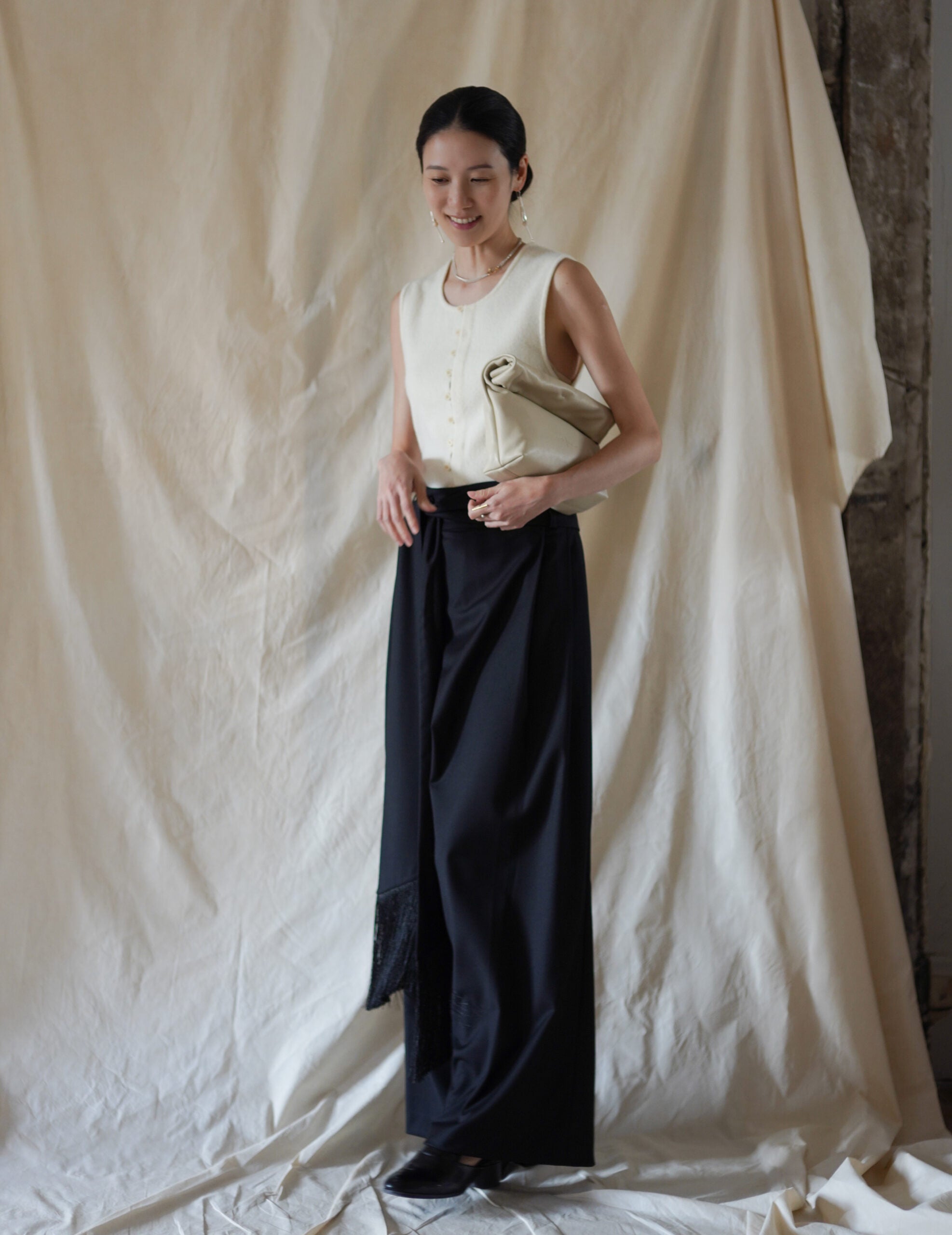 Delhi S 小號手拿包・米白色