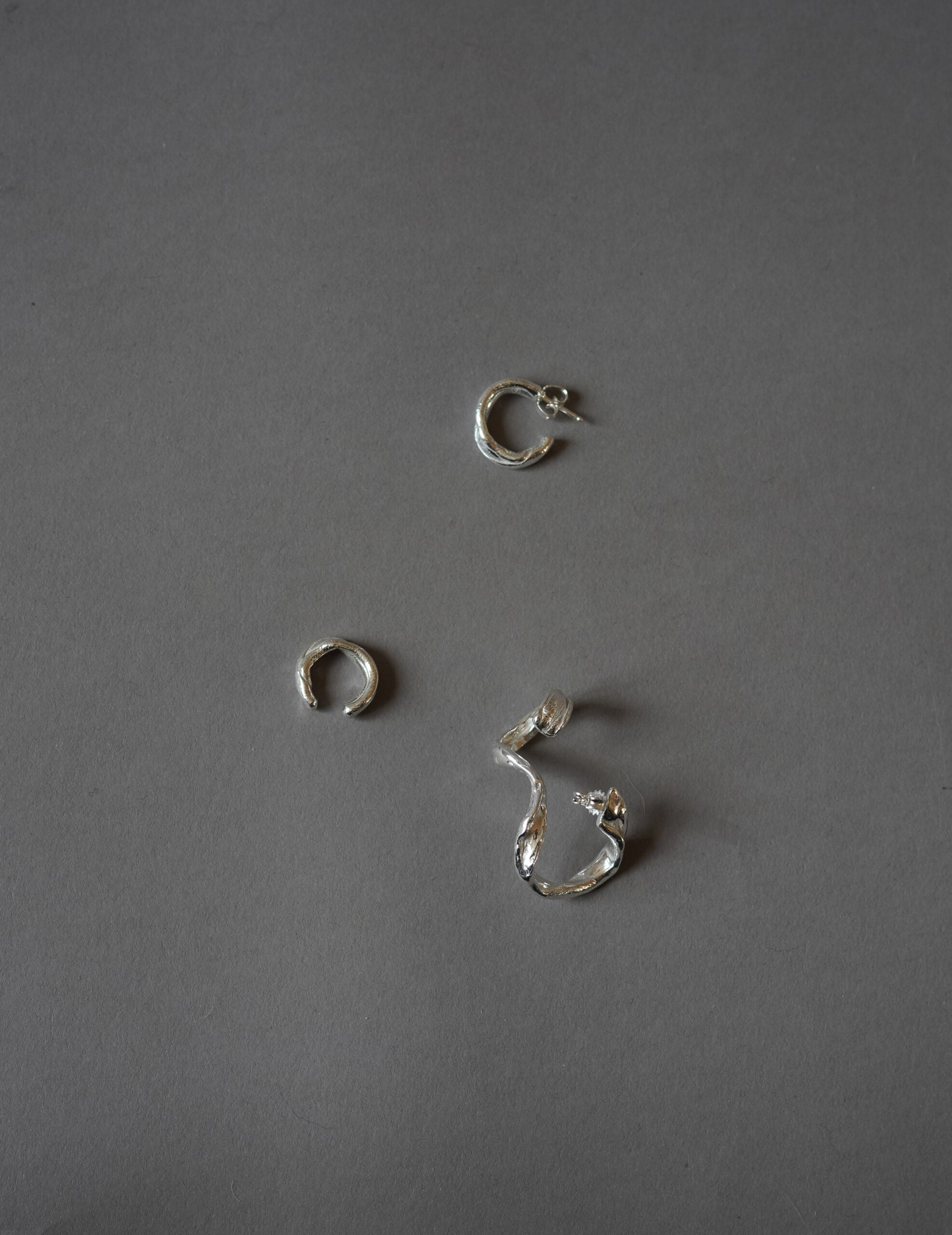 DRIP CHUNKY 耳骨夾・單隻 銀