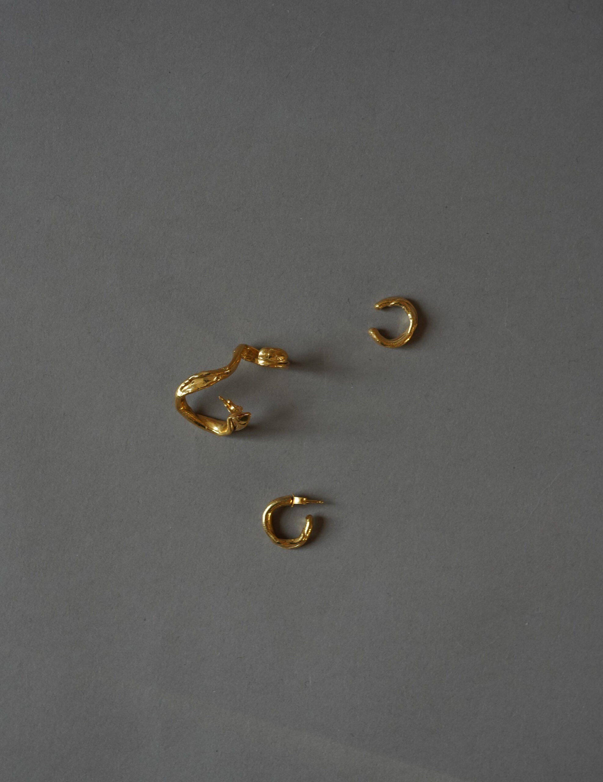 DRIP CHUNKY 耳骨夾・單隻 金