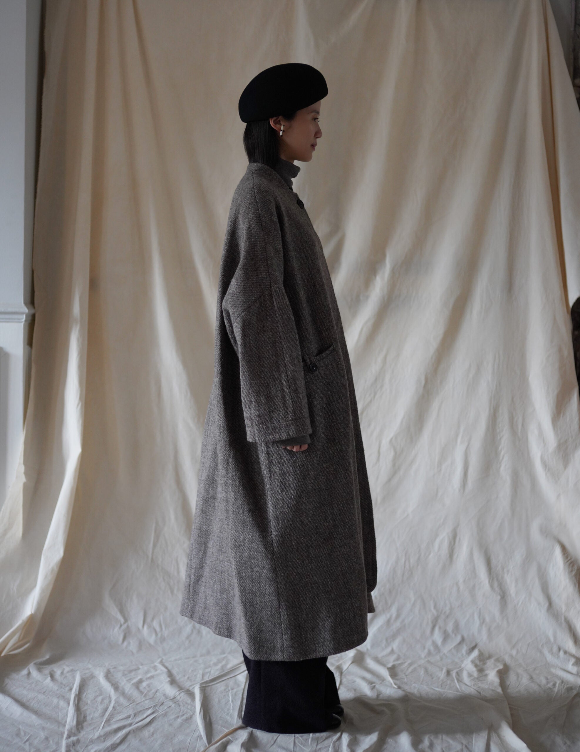 Adila 羊毛氈貝雷帽・黑色