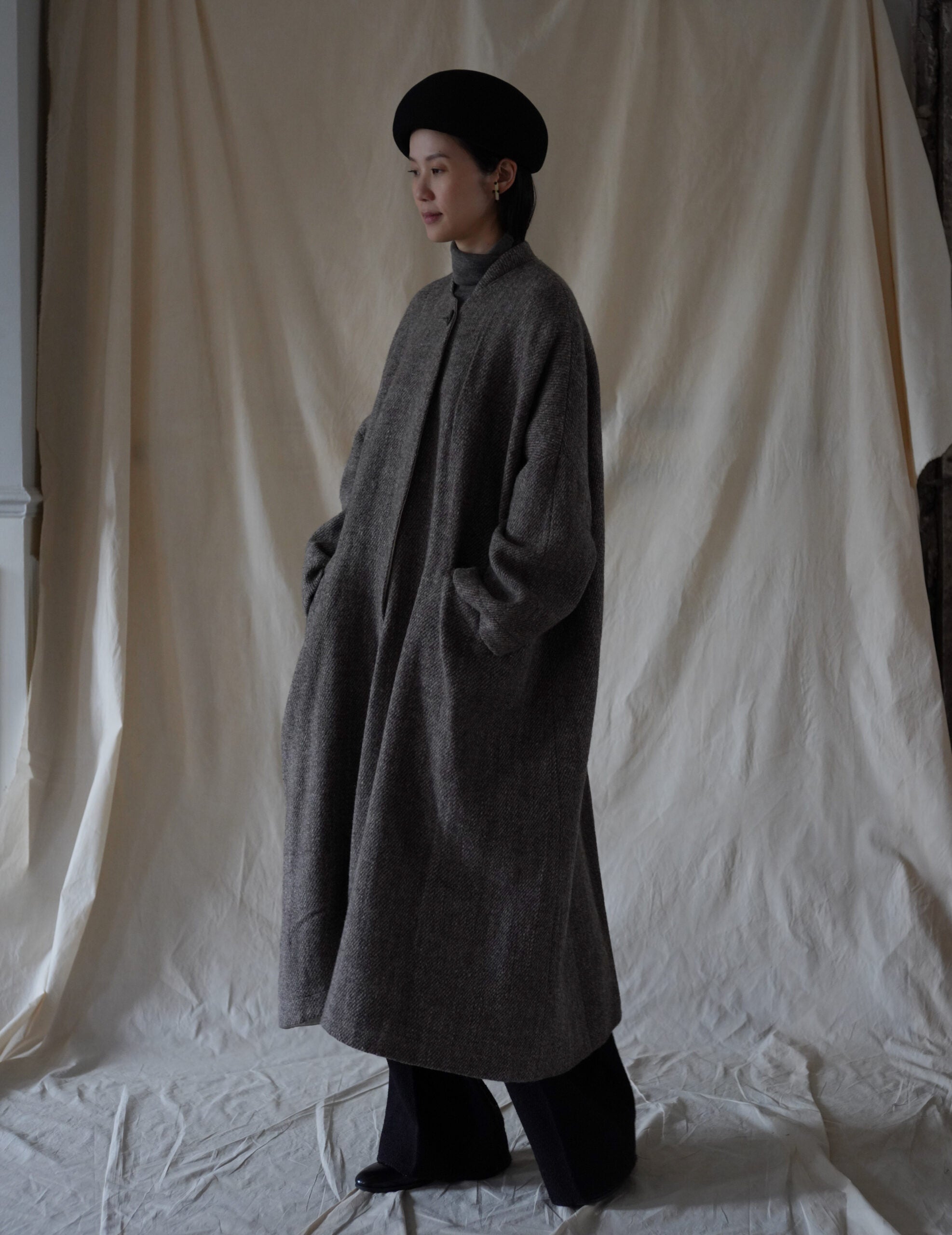 Adila 羊毛氈貝雷帽・黑色