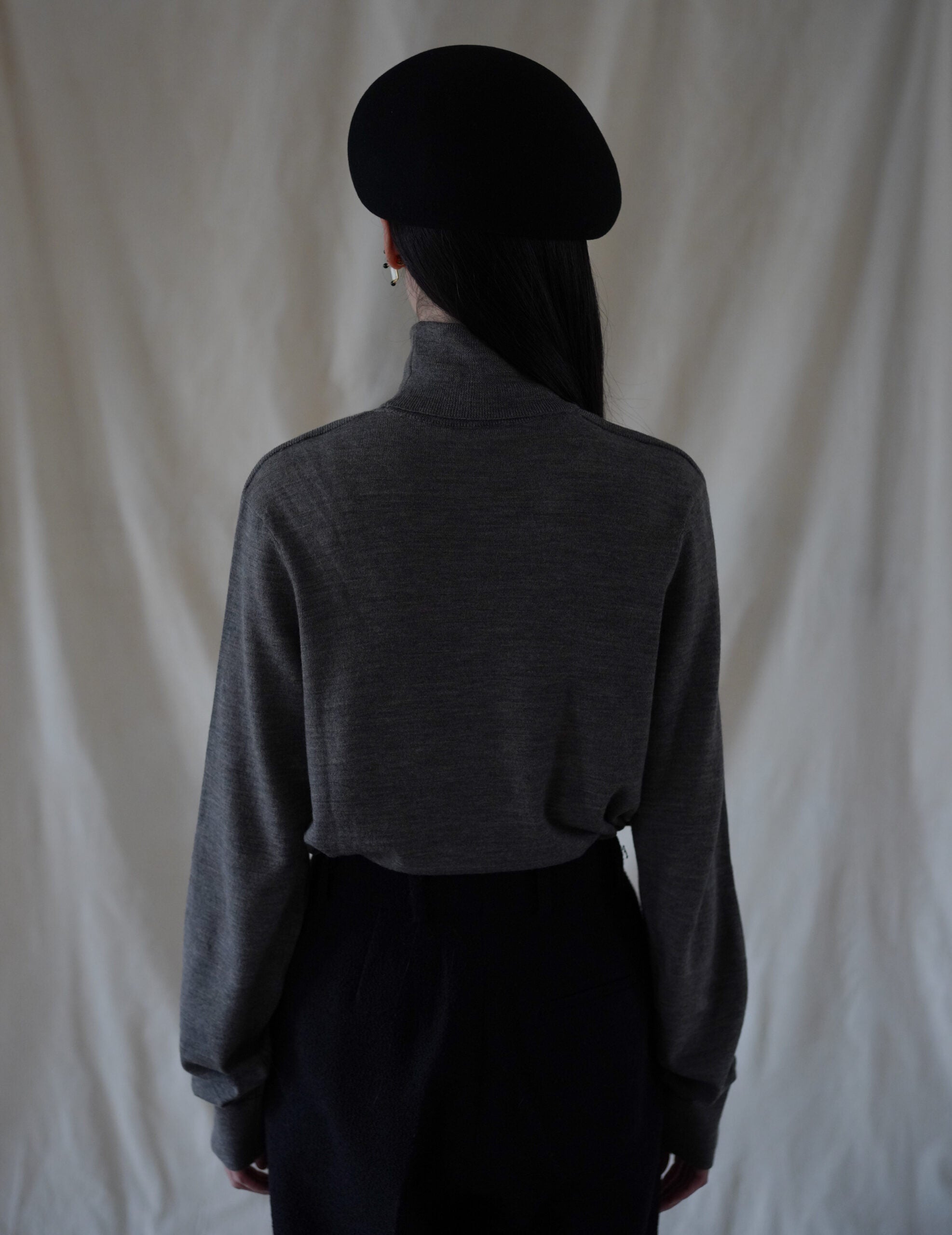 Adila 羊毛氈貝雷帽・黑色