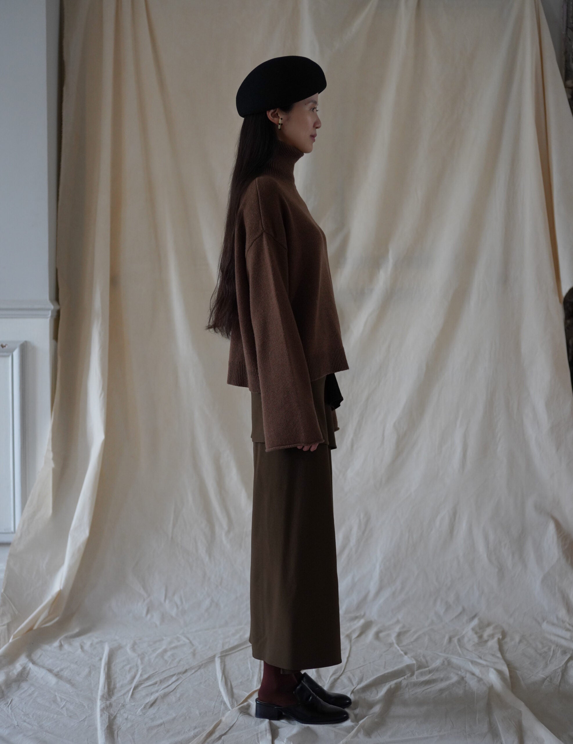 Adila 羊毛氈貝雷帽・黑色