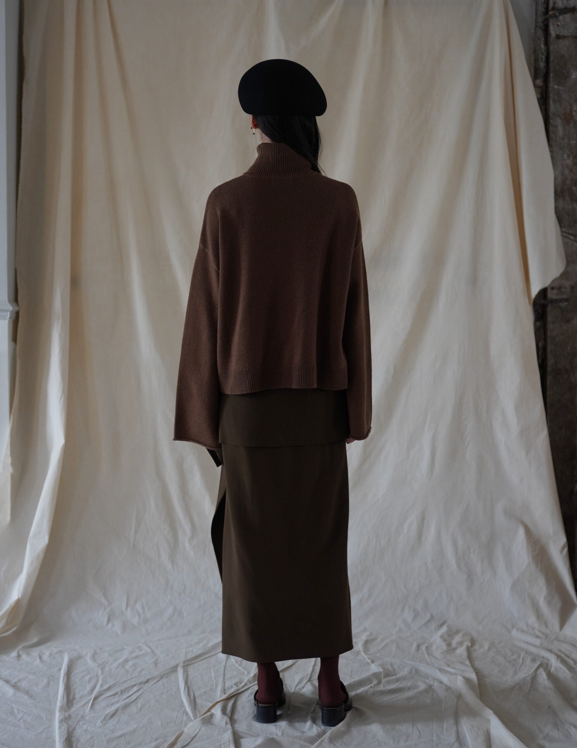 Adila 羊毛氈貝雷帽・黑色