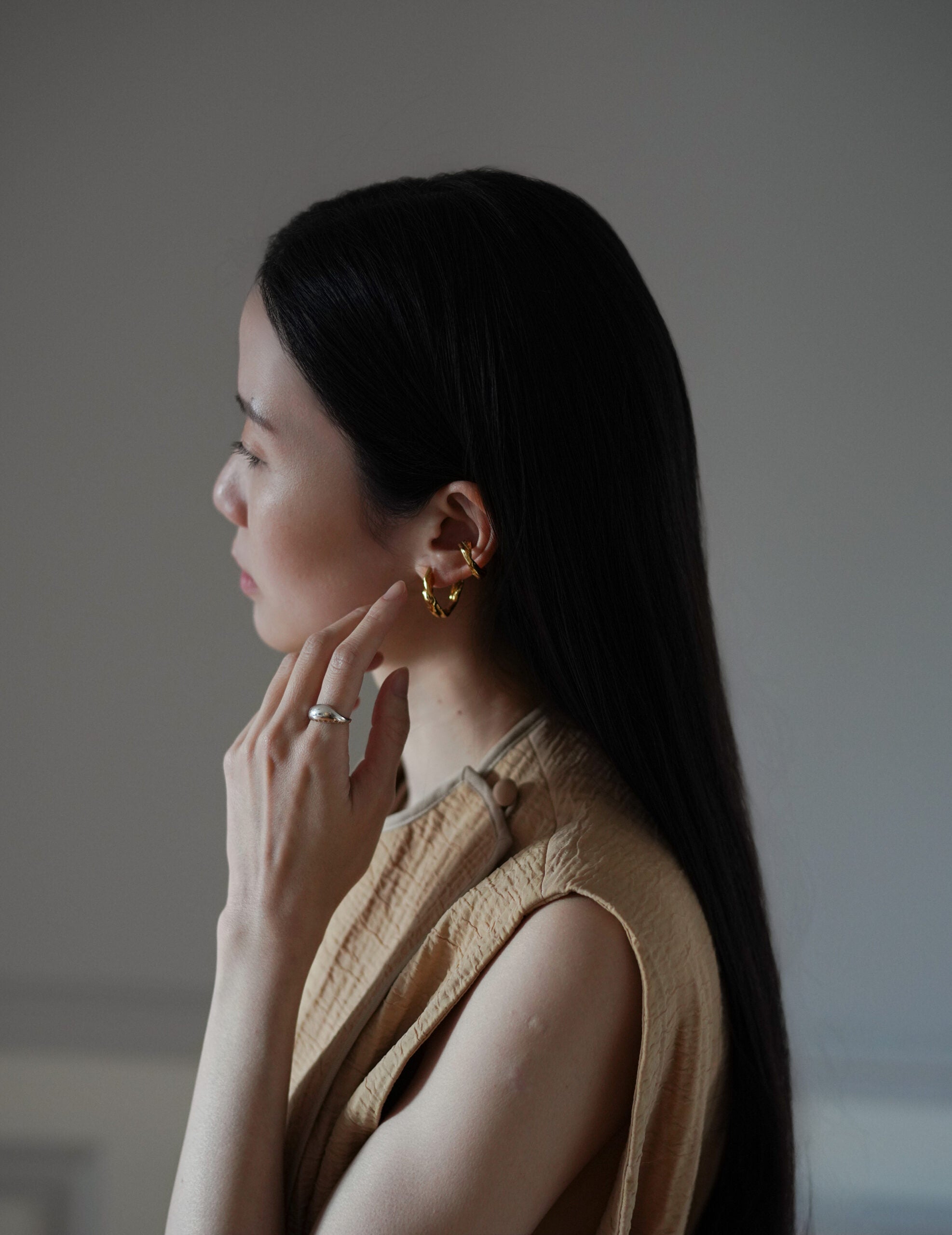 DRIP EARCRAWLER 耳環・單隻 金