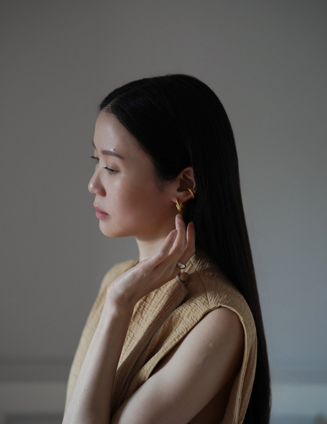 DRIP EARCRAWLER 耳環・單隻 金