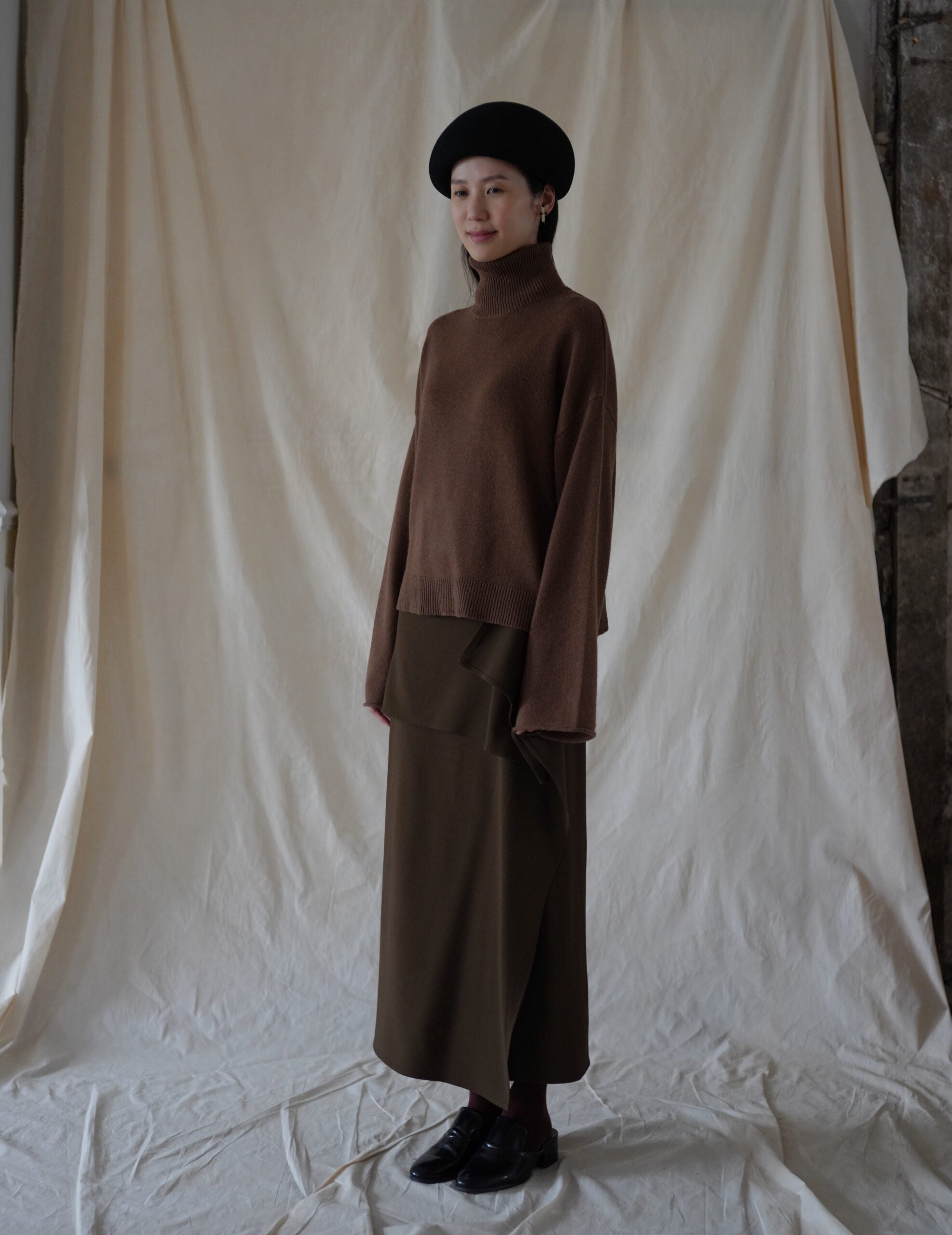 Adila 羊毛氈貝雷帽・黑色