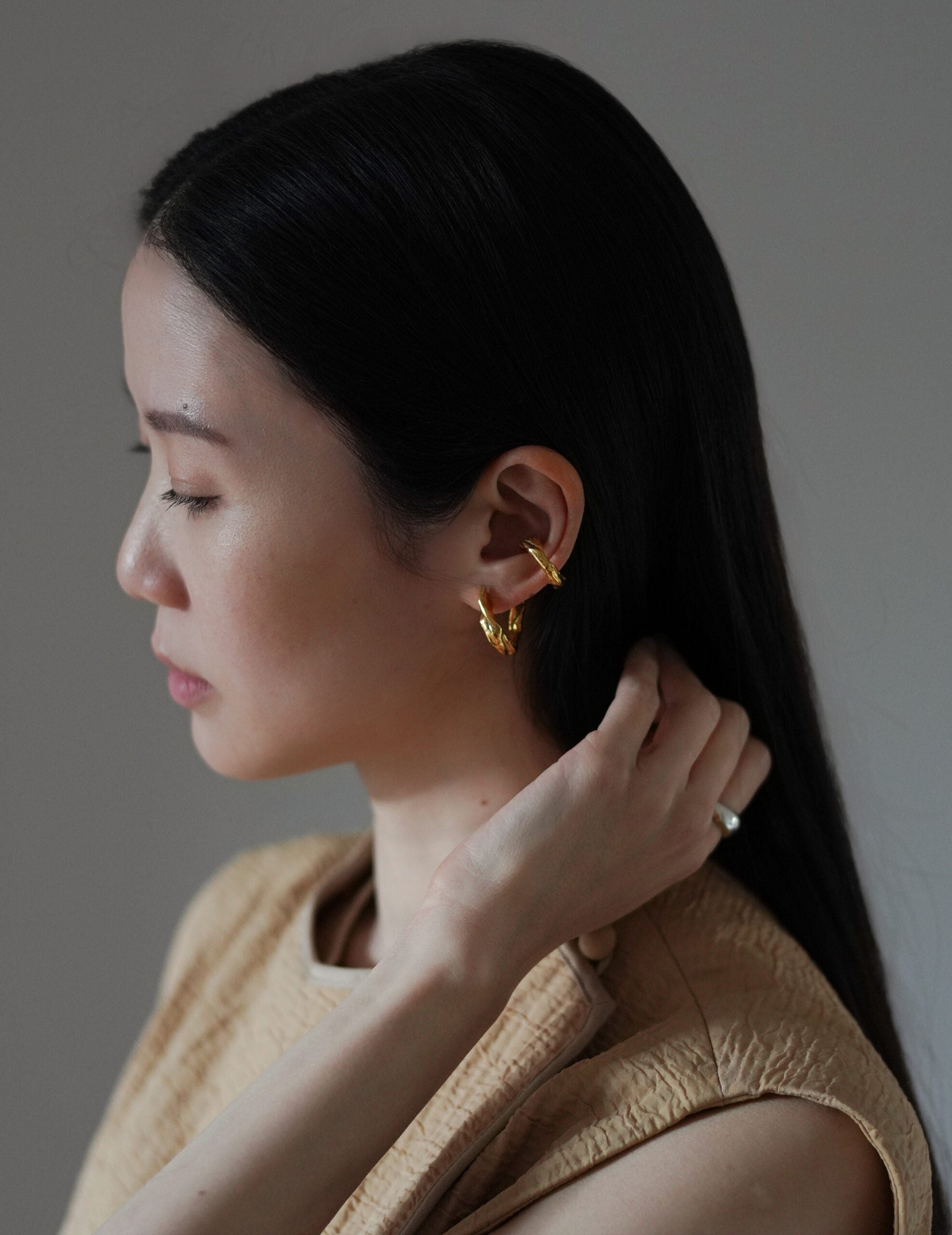 DRIP EARCRAWLER 耳環・單隻 金