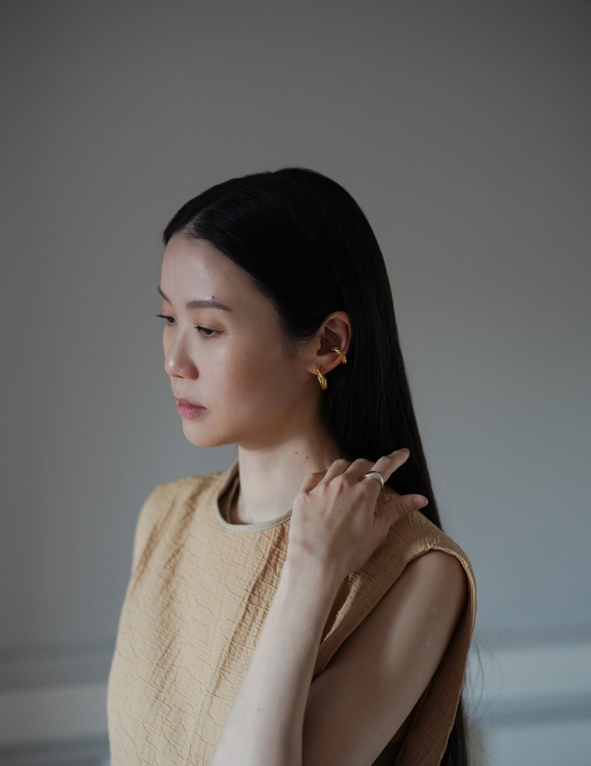 DRIP EARCRAWLER 耳環・單隻 金