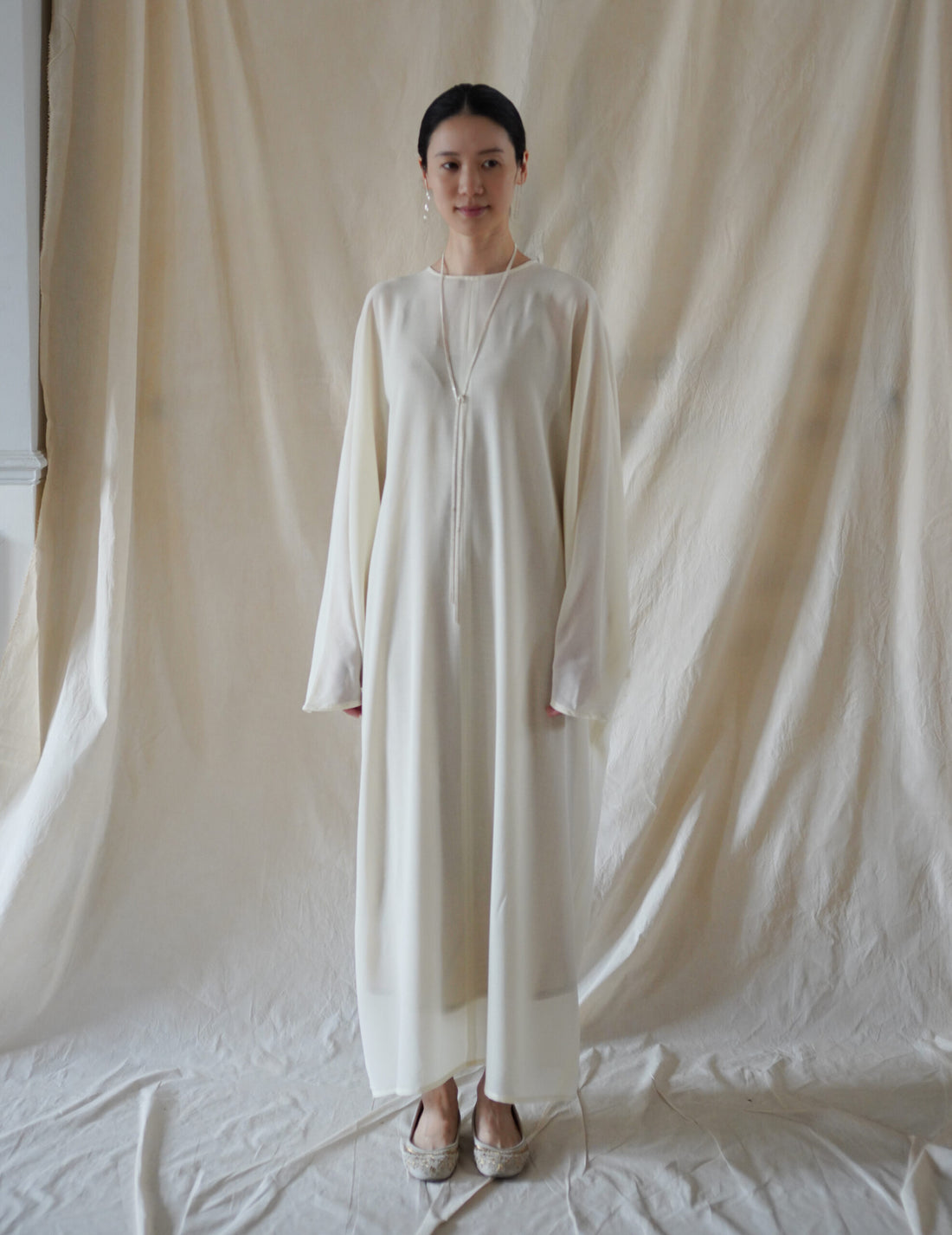 Epione Virgin Wool Dress・Off White