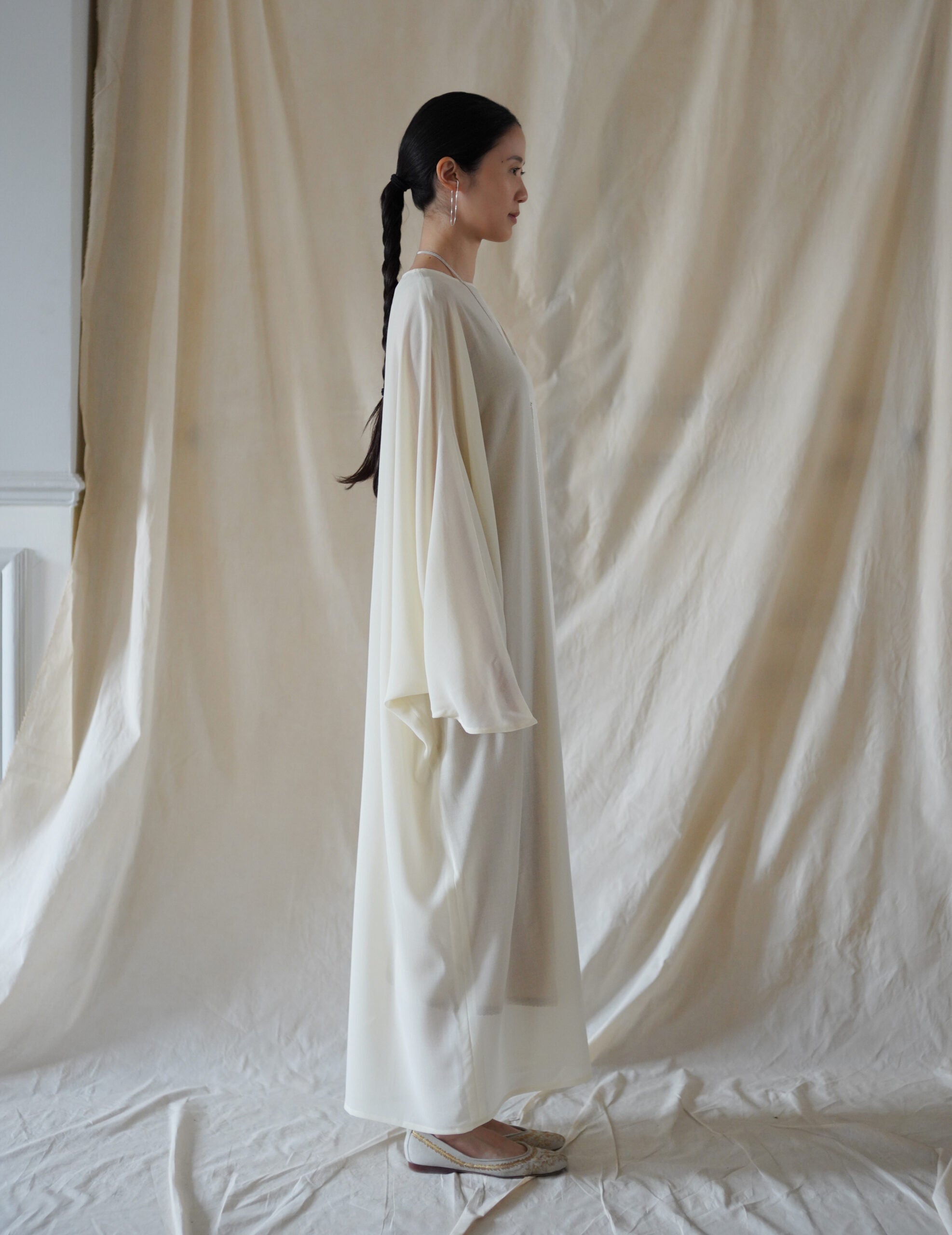 Epione Virgin Wool Dress・Off White