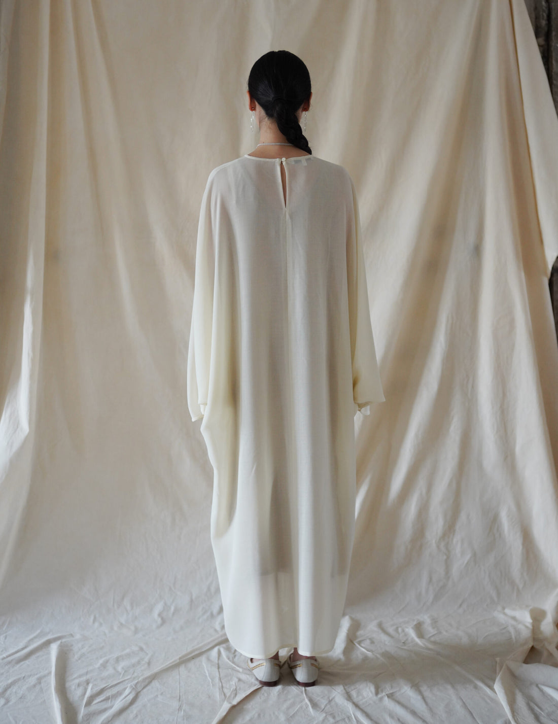 Epione Virgin Wool Dress・Off White