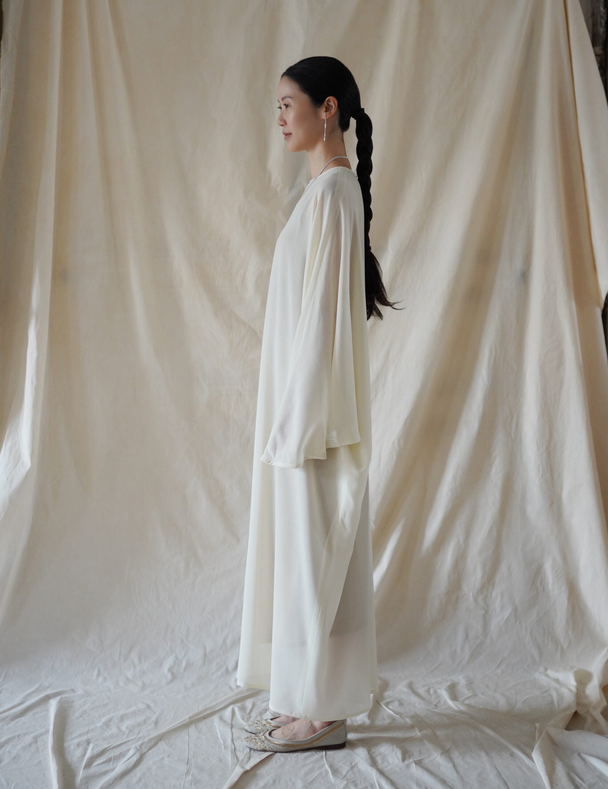 Epione Virgin Wool Dress・Off White