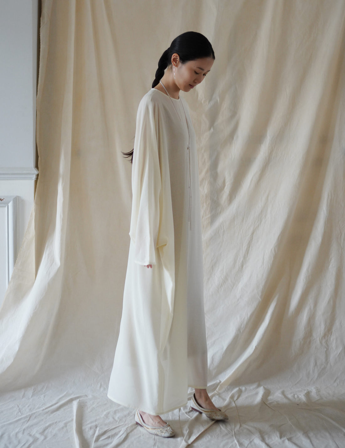 Epione Virgin Wool Dress・Off White