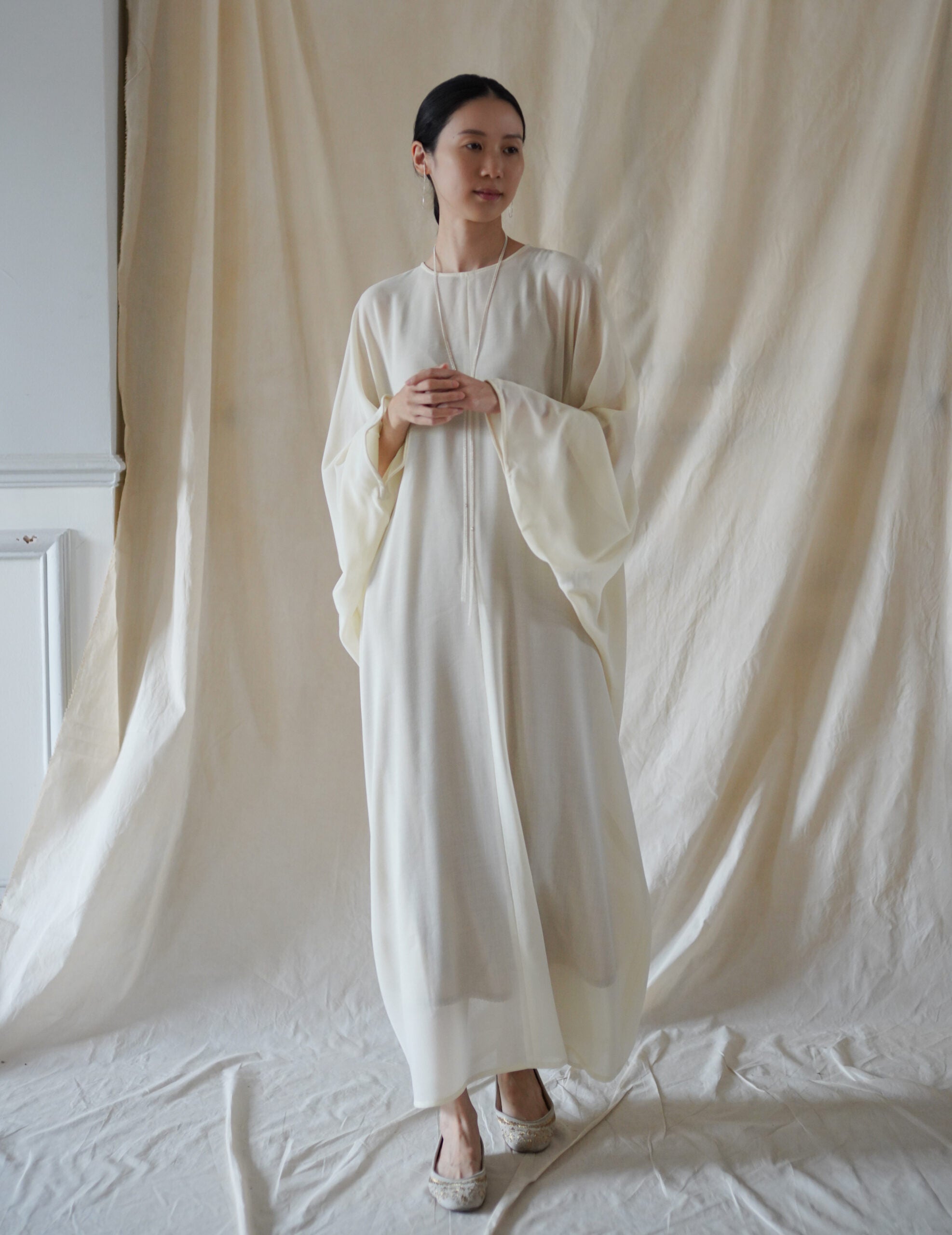 Epione Virgin Wool Dress・Off White