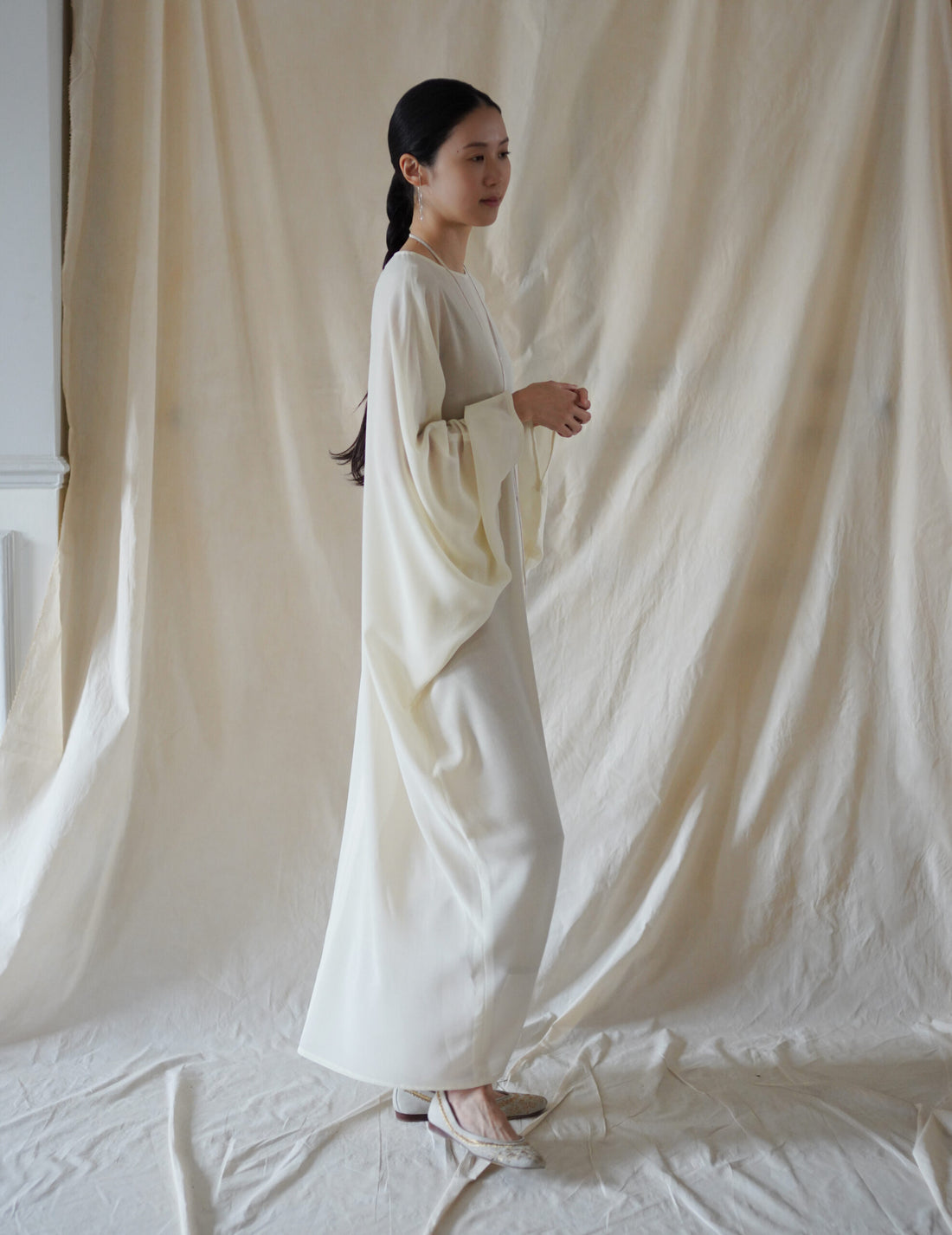 Epione Virgin Wool Dress・Off White