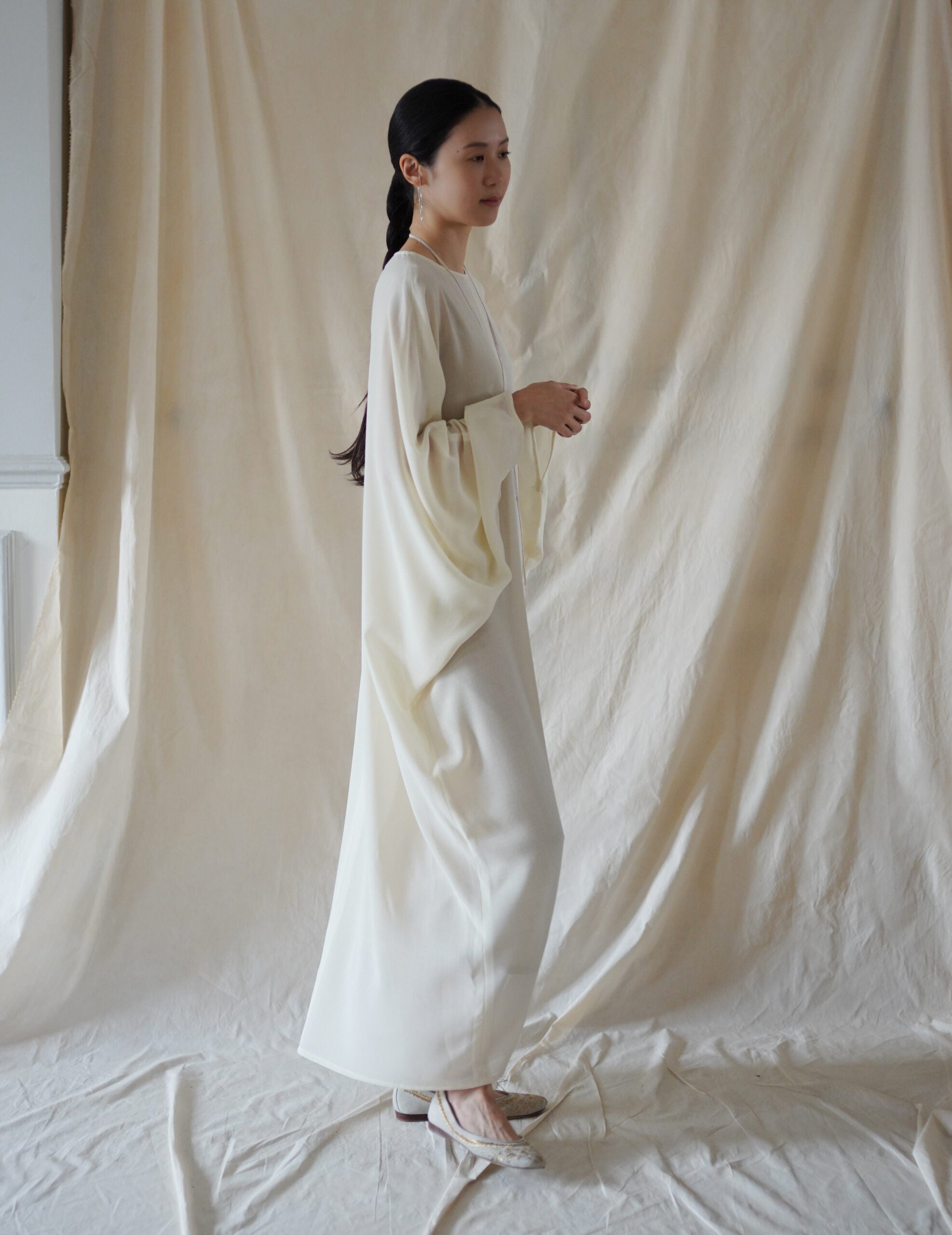 Epione Virgin Wool Dress・Off White