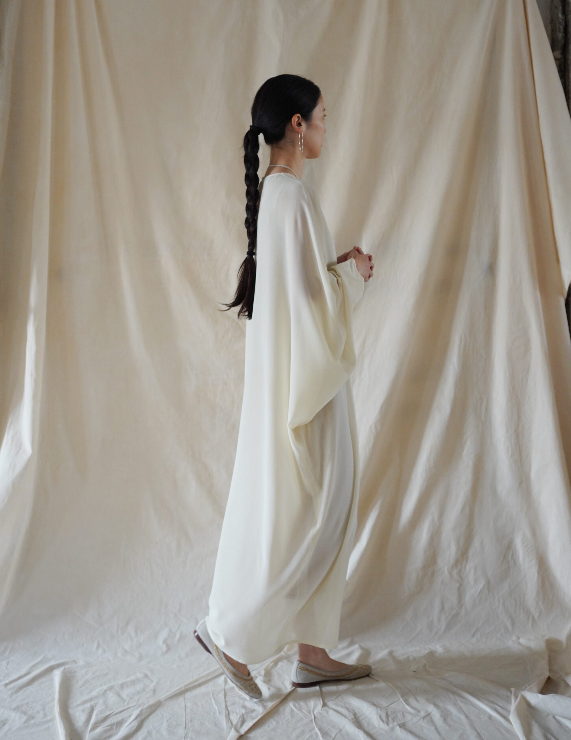 Epione Virgin Wool Dress・Off White