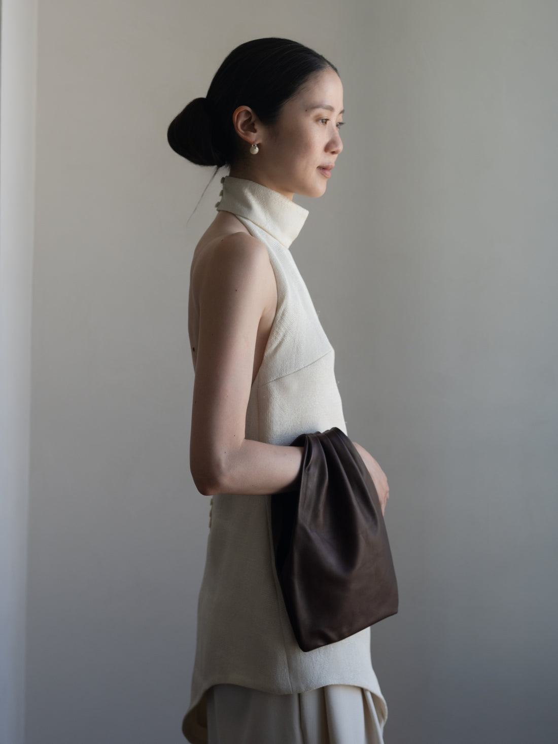 Small Vessel Bag・Brown