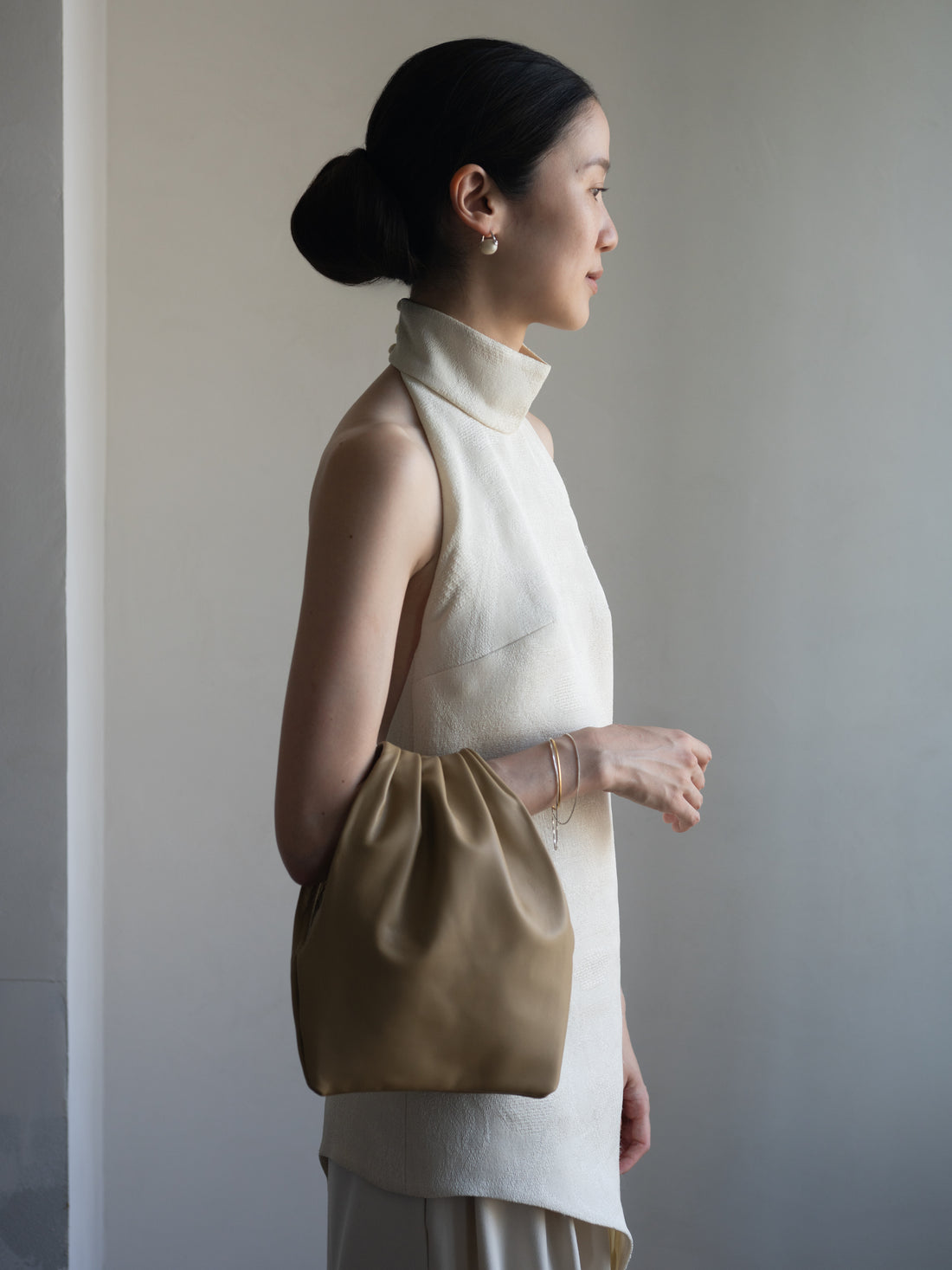 Small Vessel Bag・Beige