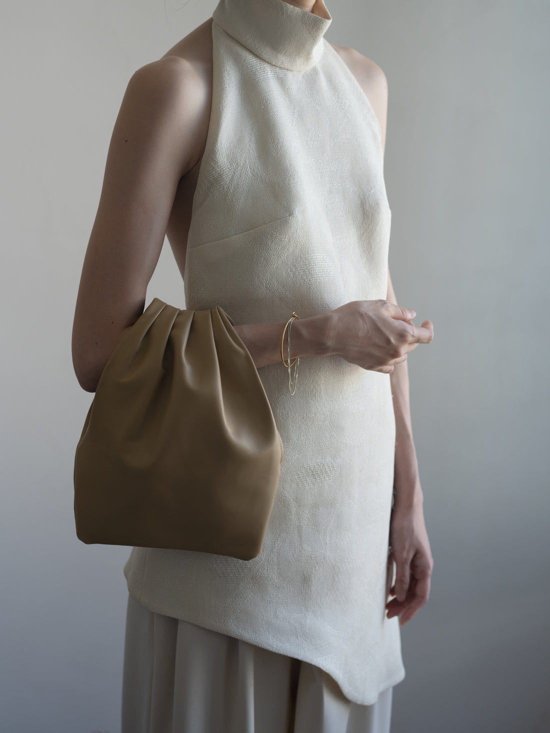 Small Vessel Bag・Beige