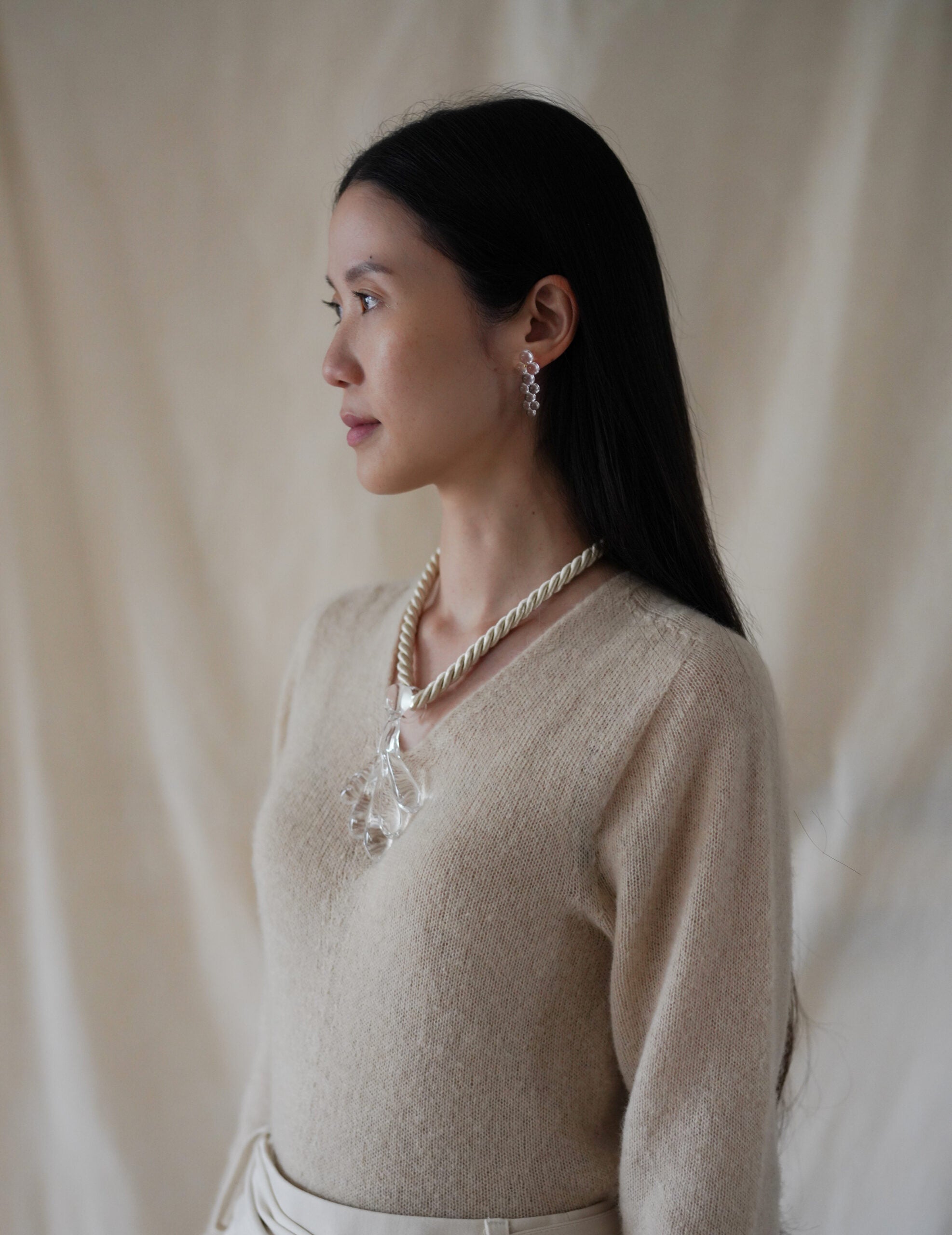 Les Ondines 水之女神玻璃項鍊